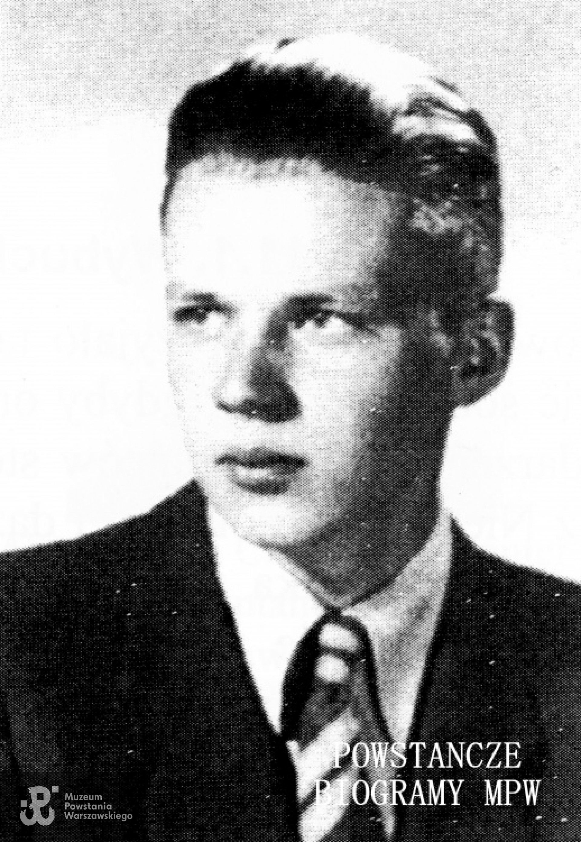 strz. Jerzy Malczewski "Wola". Na zdjęciu w roku 1944. Fot.z archiwum Jerzego Malczewskiego