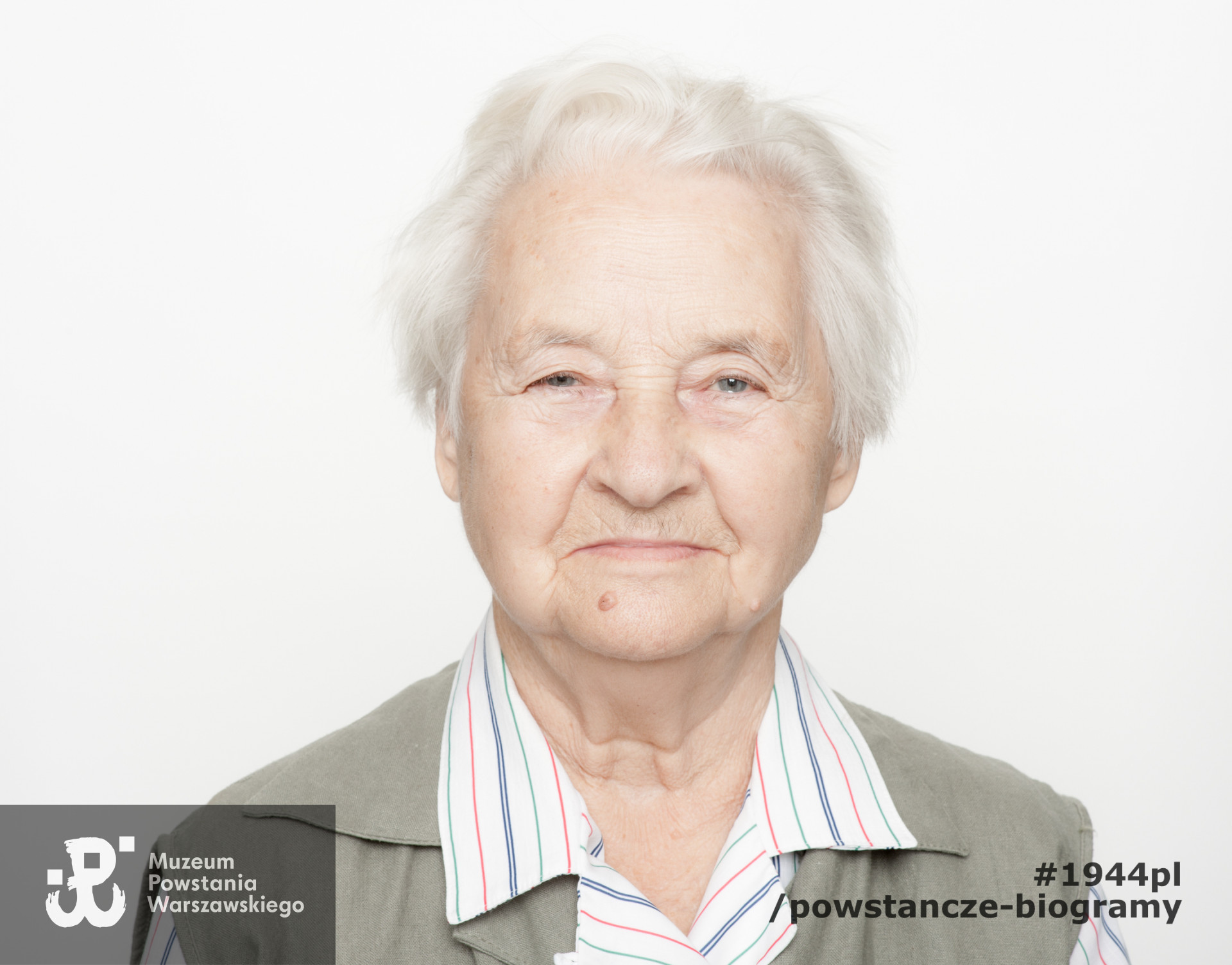 Zdjęcie z serii portretów Powstańców Warszawskich wykonanych w ramach projektu "1944/70/2014" realizowanego przez grupę WWPHOTO dla uczczenia 70. rocznicy wybuchu Powstania Warszawskiego. Muzeum Powstania Warszawskiego, 22.07-04.08 2013.