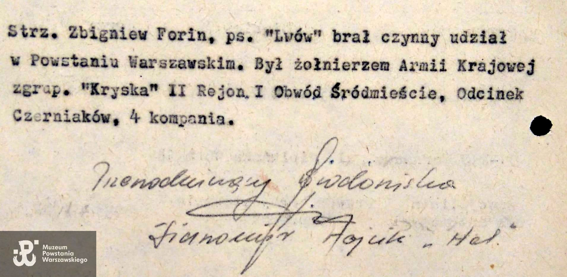 Skan: materiały do Słownika Uczestników PW - nadesłał  p. Jan Wawszczyk