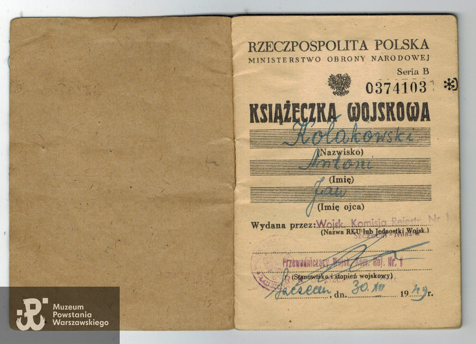 Fot. z archiwum rodzinnego Igora Niewiadomskiego