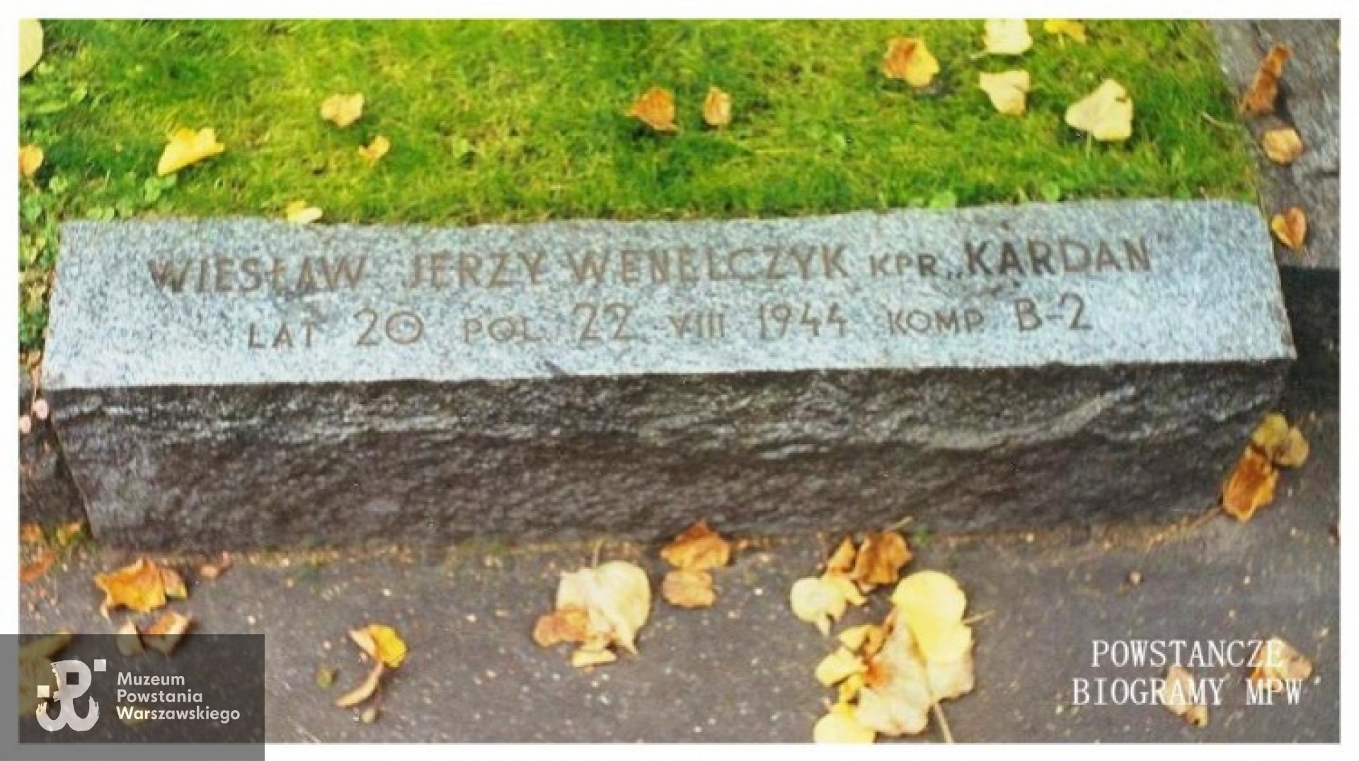 Mogiła na Cmentarzu Wojskowym na Powązkach. Fot. z archiwum A. Dławichowskiego / MPW