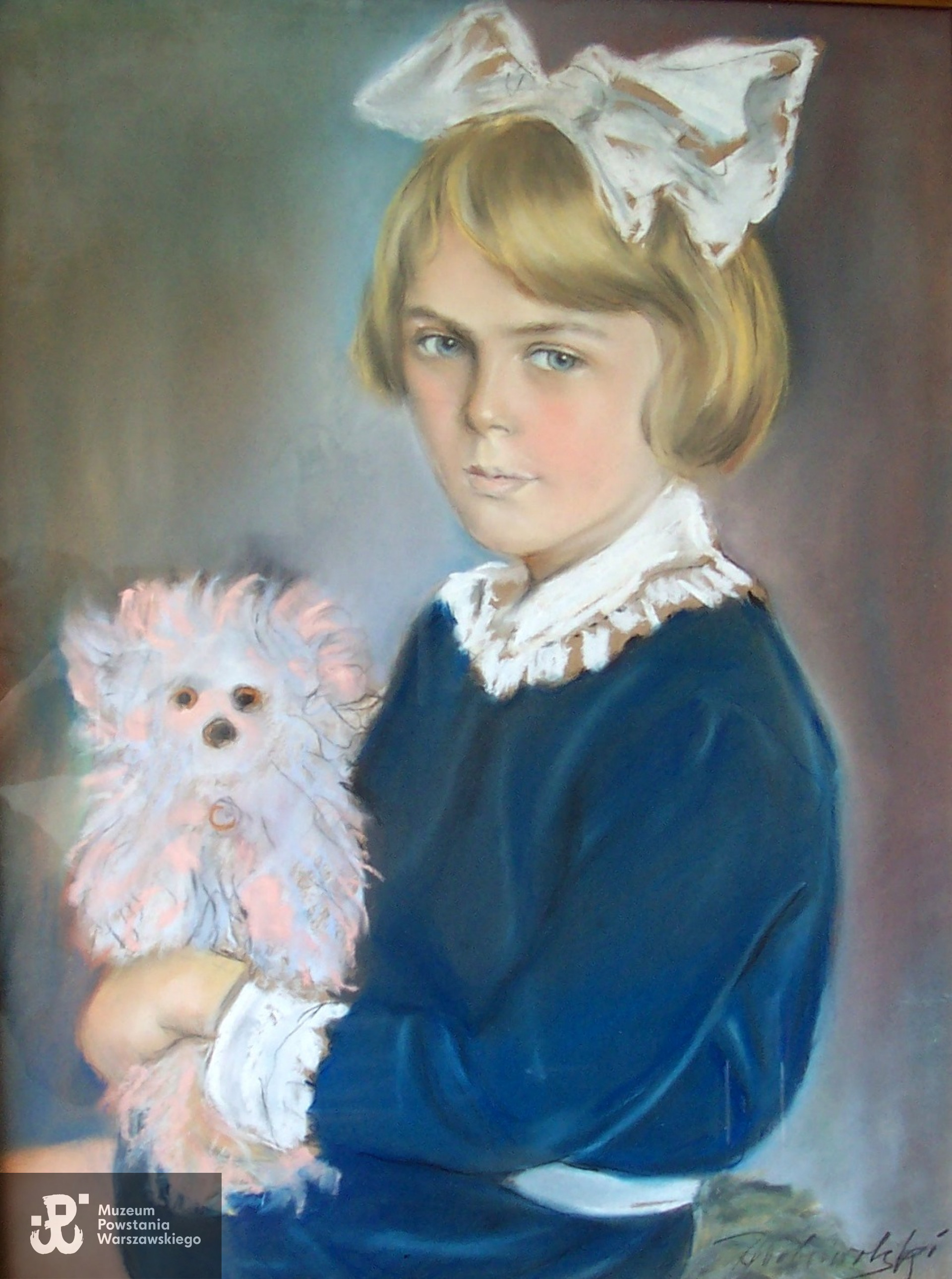 Portret z lat dzieciństwa. Fot. dzięki uprzejmości brata Ireny - p.Tadeusza Ożarskiego, archiwum rodzinne