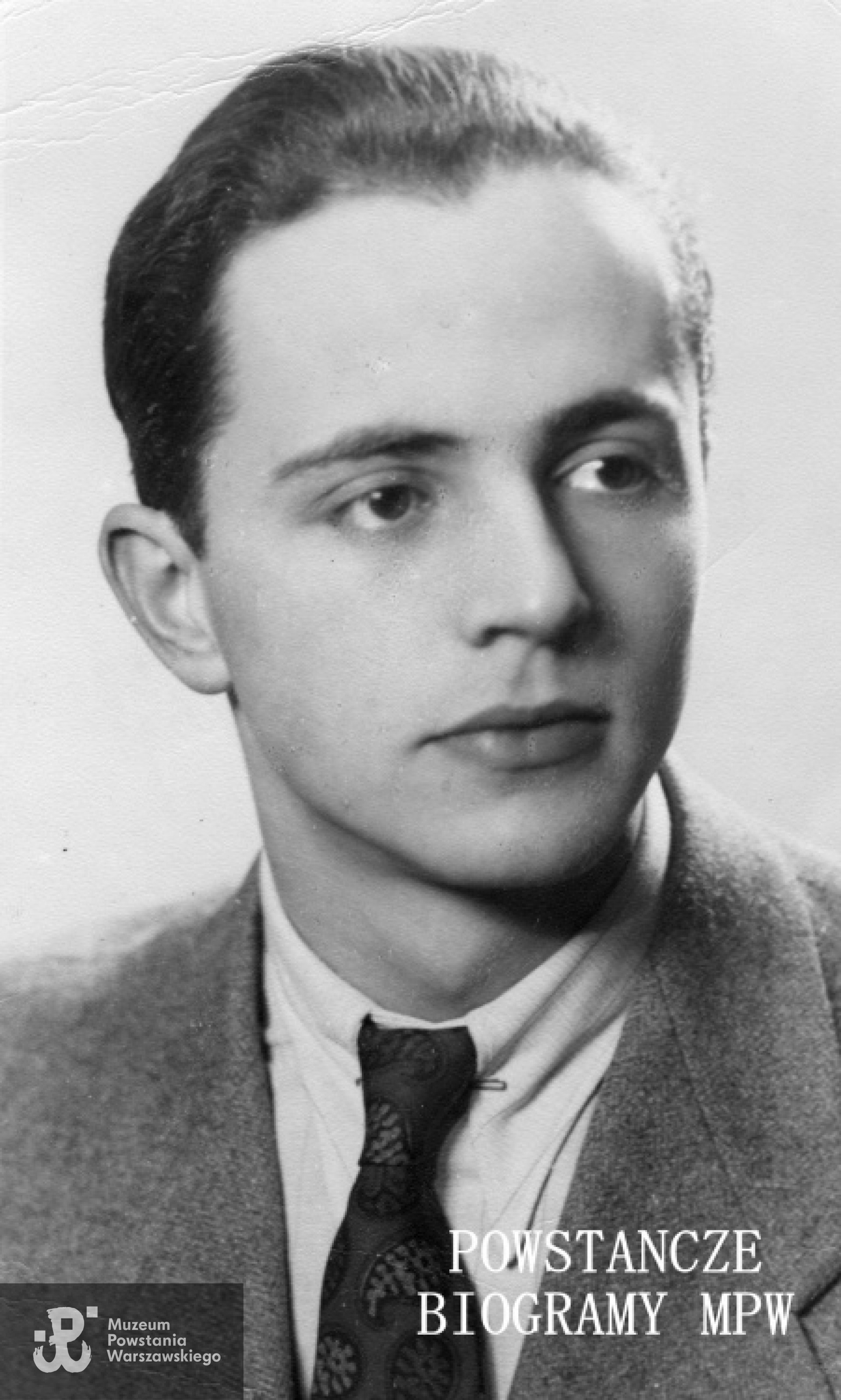 pchor. Andrzej Krupiński "Jacek" (1922-1944). Fot. ze zbiorów Muzeum Powstania Warszawskiego, sygn. P/5288/06, dar Barbary Sochy.