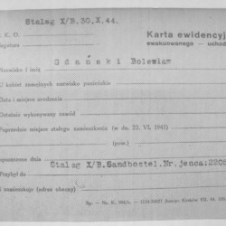 Polski Czerwony Krzyż - kartoteka