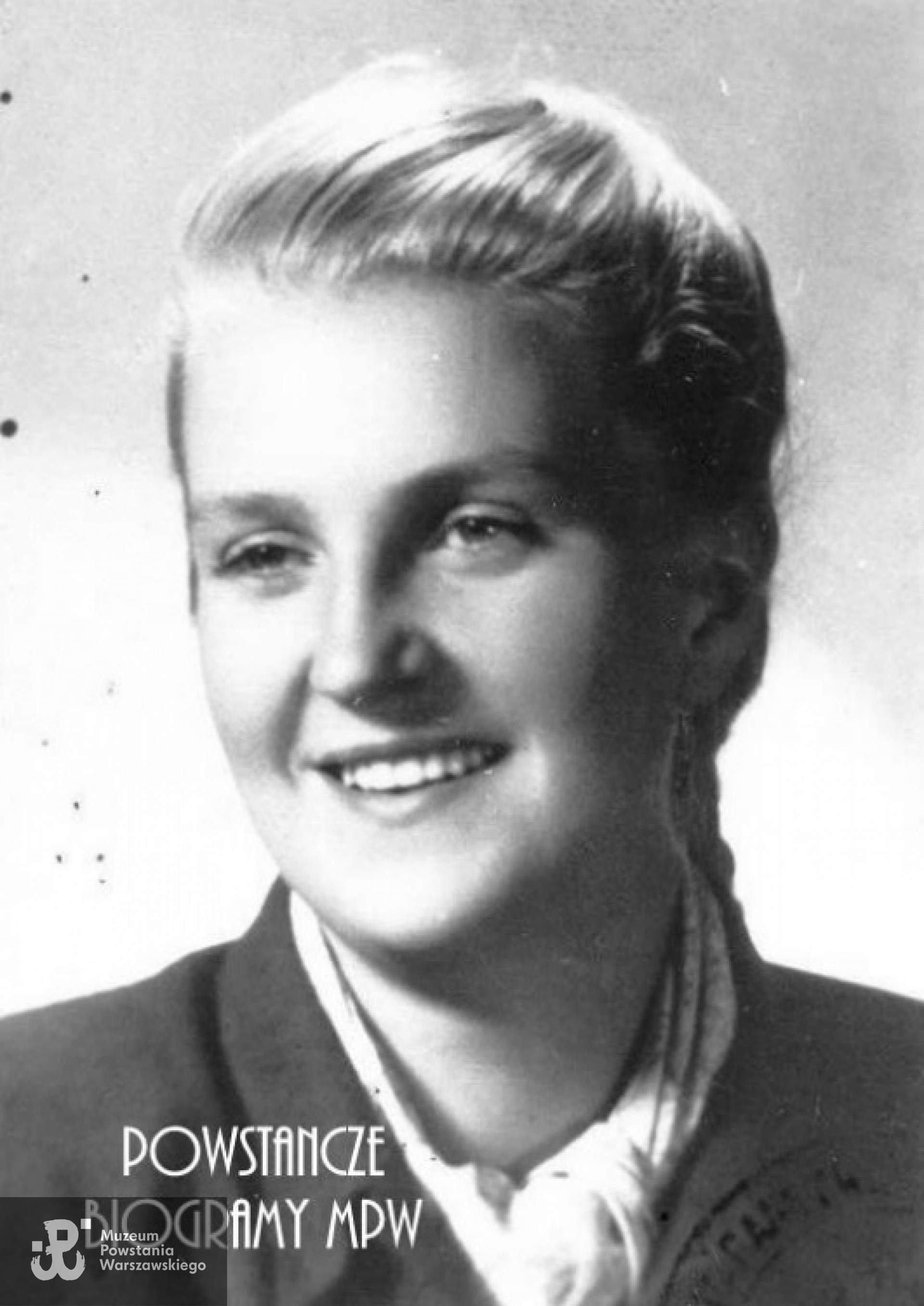 Zofia Dąmbska - Nasierowska "Biały Warkocz". Fot. archiwum rodzinne