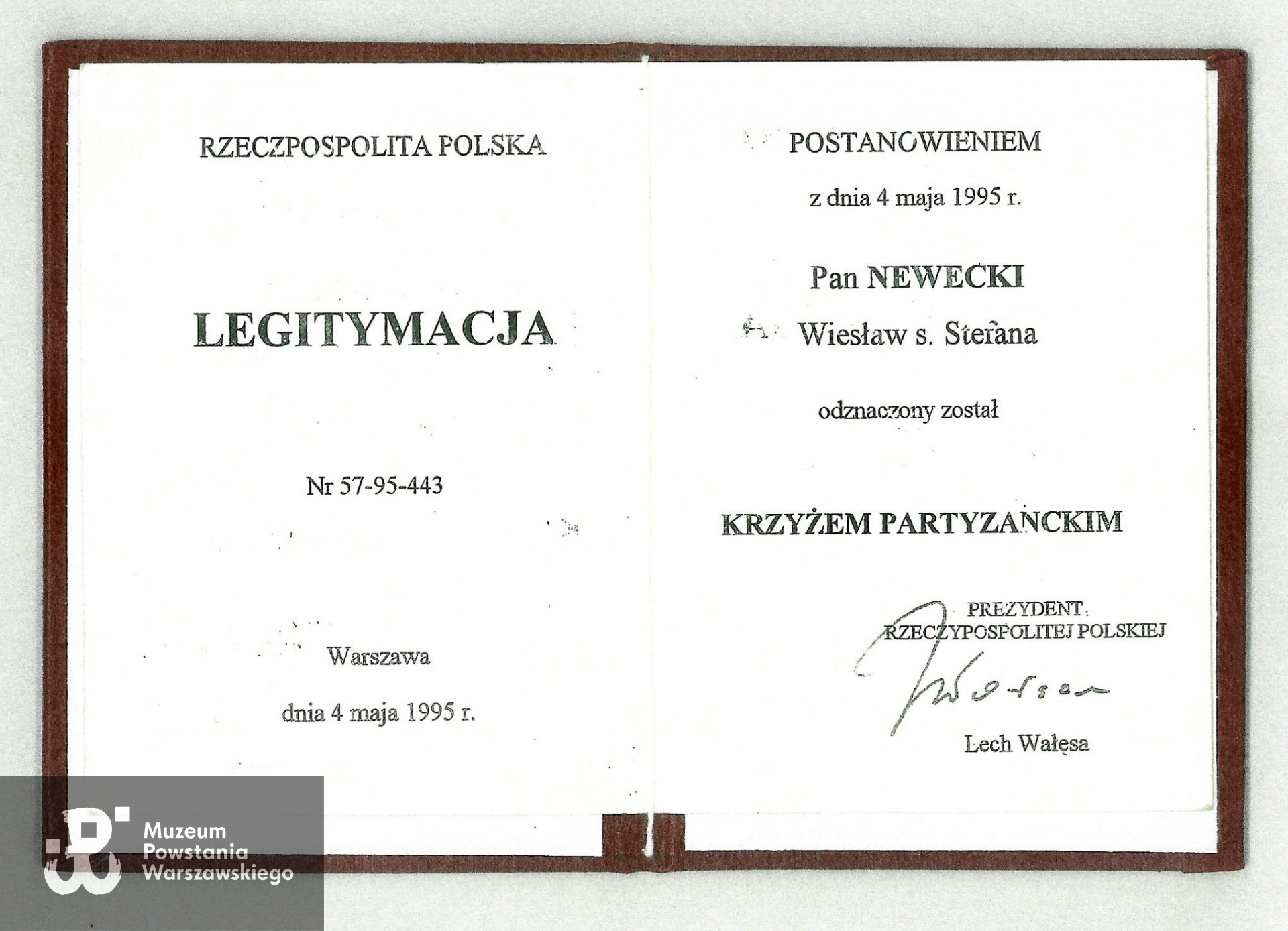 Z archiwum Wiesława Neweckiego „Kogut”