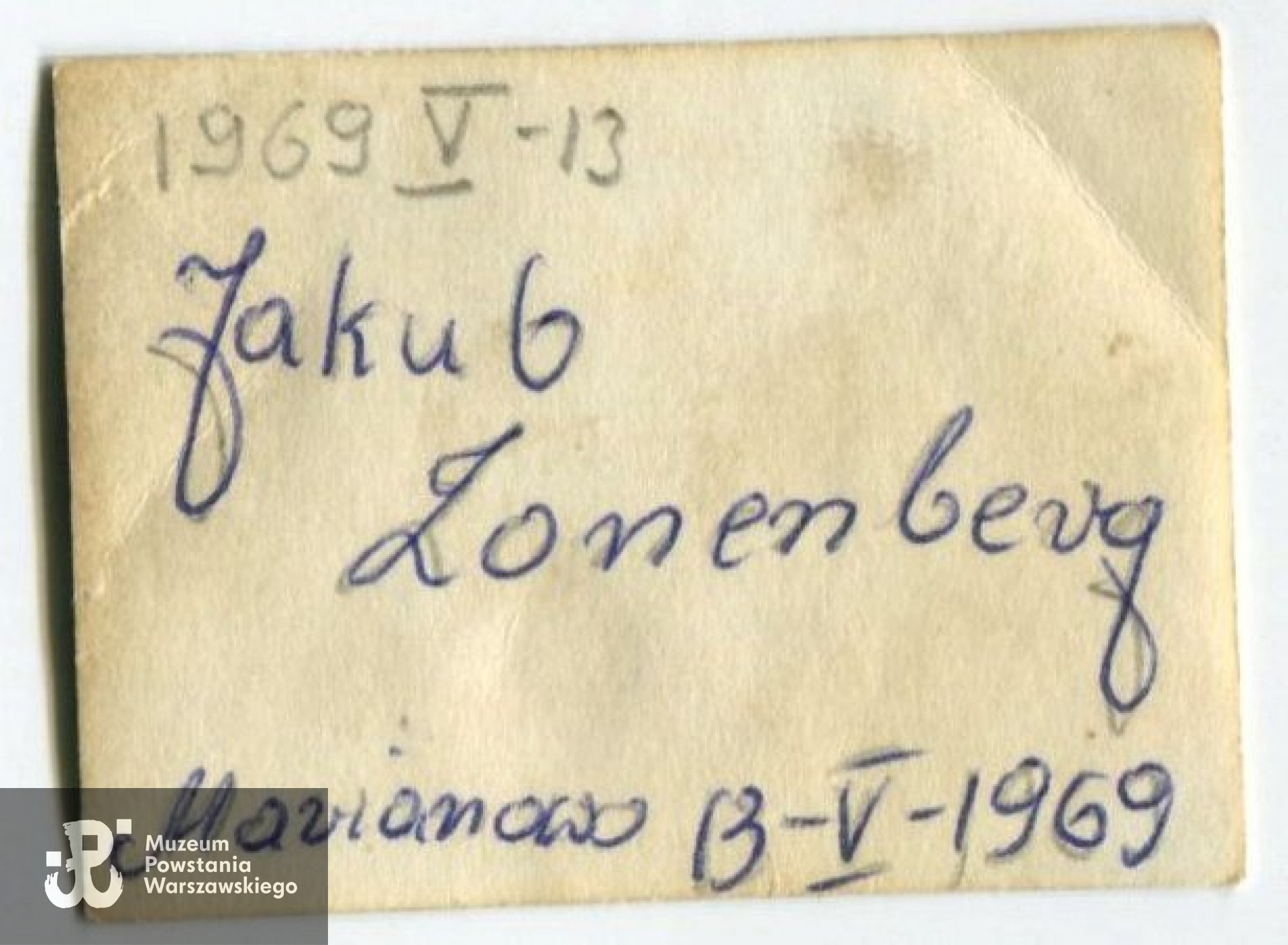 Rewers zdjęcia. Archiwum rodzinne