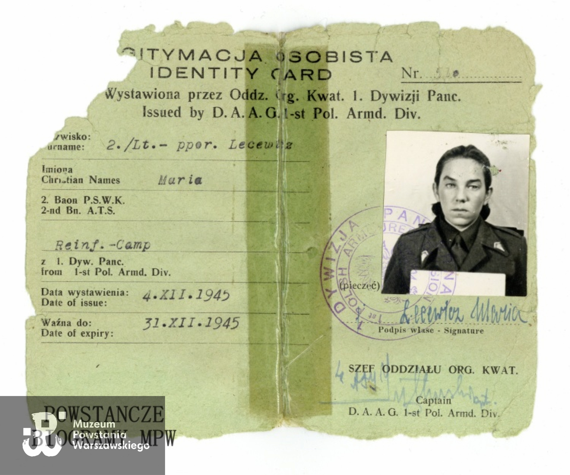 Ze zbiorów Muzeum Powstania Warszawskiego, sygn. P/8396