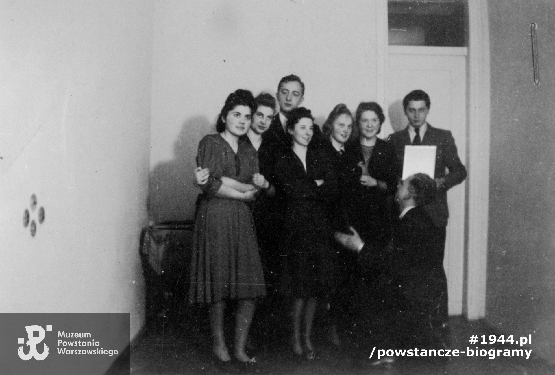  Podpis na rewersie: "Pierwsze oświadczyny". Fot. z archiwum rodzinnego