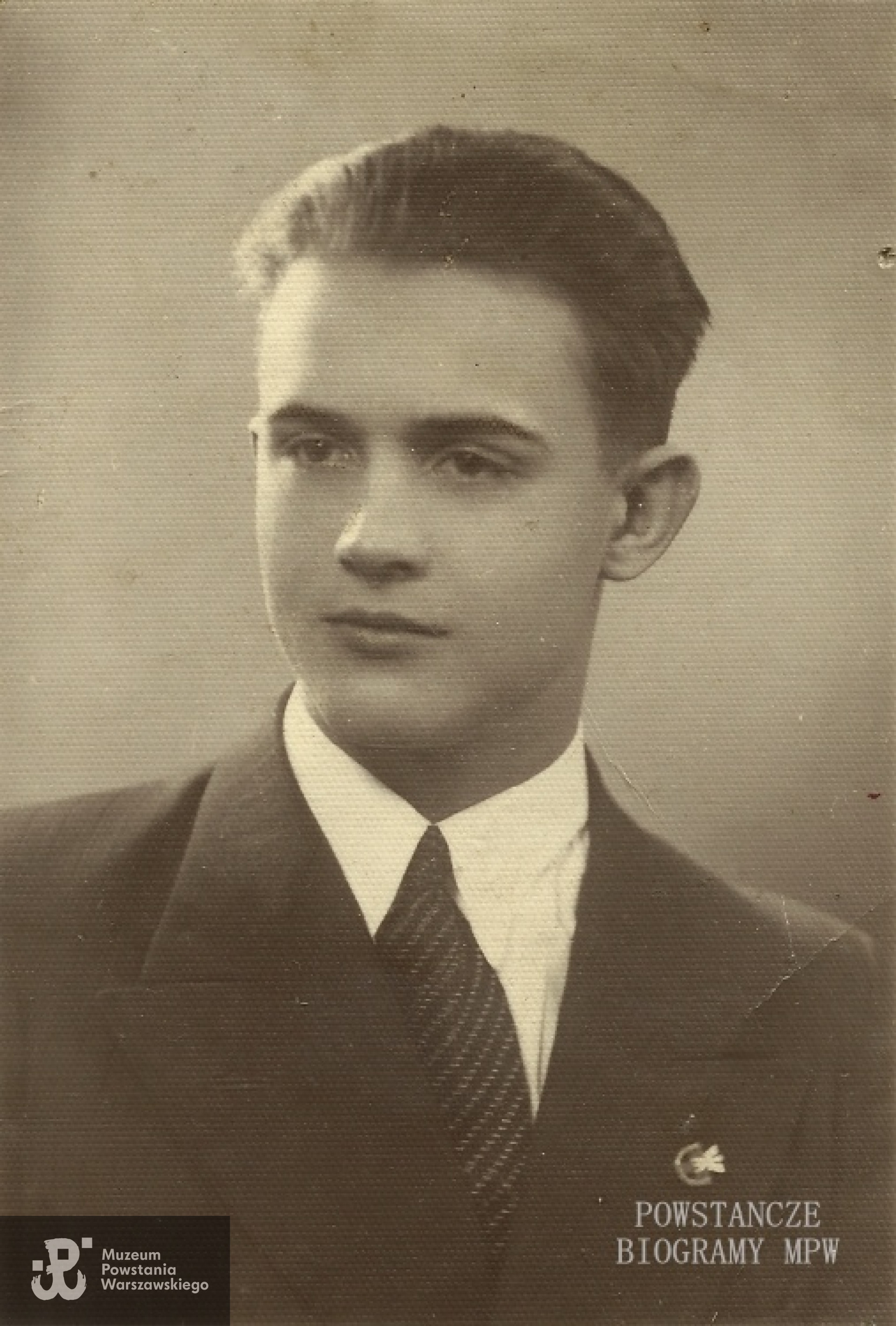 Jan Komar ps. "Gryf" (1917-1986). Fot. udostępnione przez p. Leszka Sosnowskiego