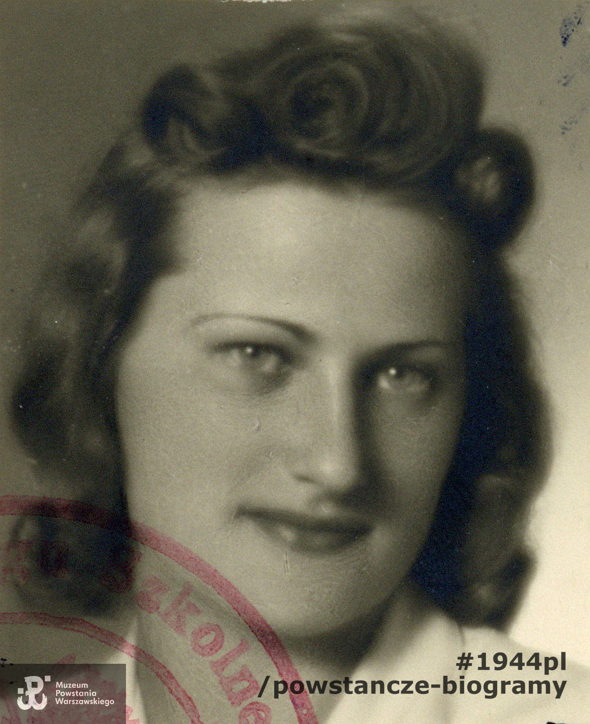 Izabela Baruch, po mężu Krzyżańska „Martyna” (1923-2019).  Fotografia ze zbiorów rodzinnych siostry, p. Anny Romanowskiej z domu Baruch