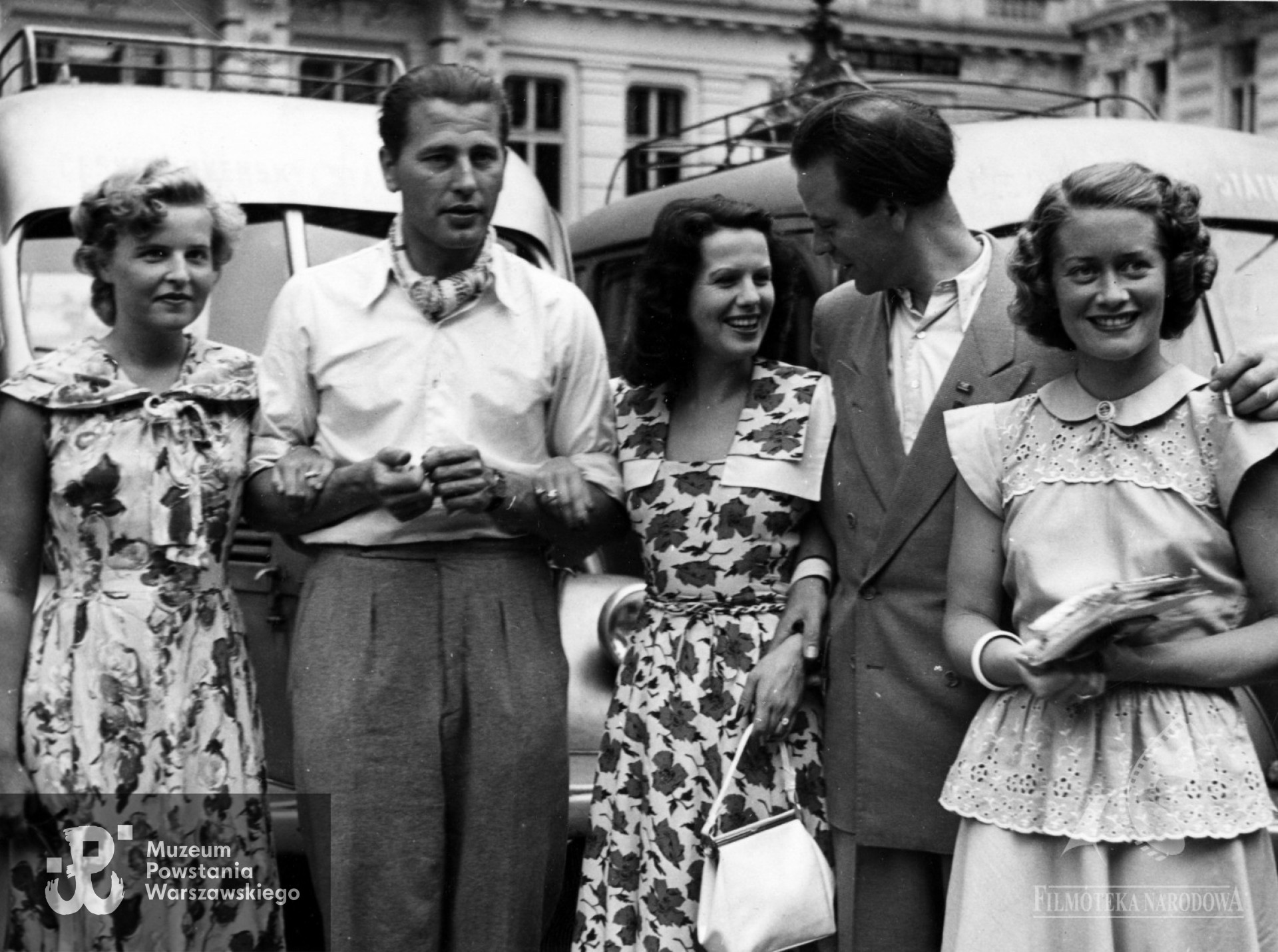 Międzynarodowy Festiwal Filmowy w Karlovych Varach 1950 rok. Fot. ze zbiorów Fototeki Filmoteki Narodowej <i> fototeka.fn.org.pl</i>