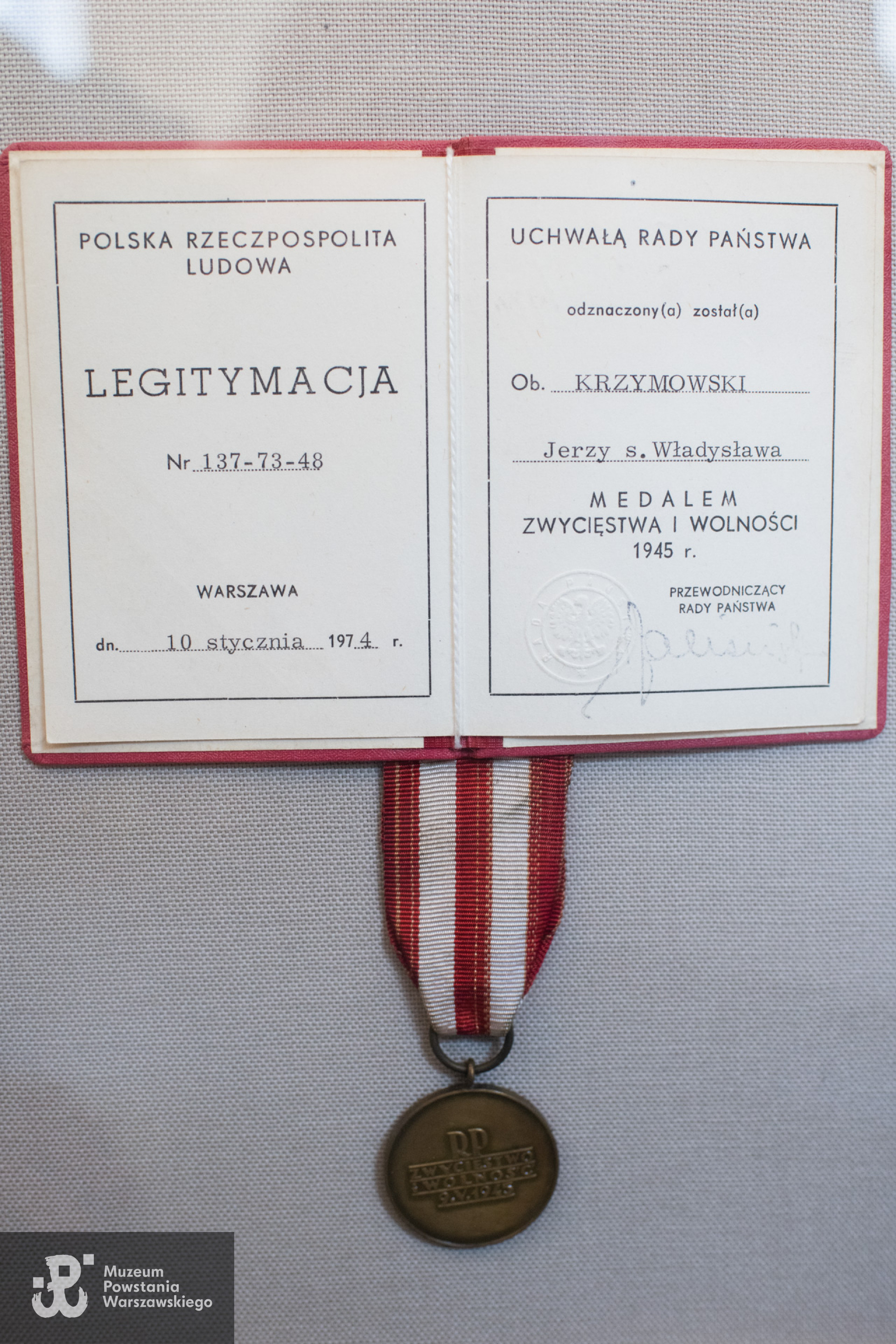 Ze zbiorów rodzinnych p. Anny Krzymowskiej-Hachuły, córki Jerzego Krzymowskiego.