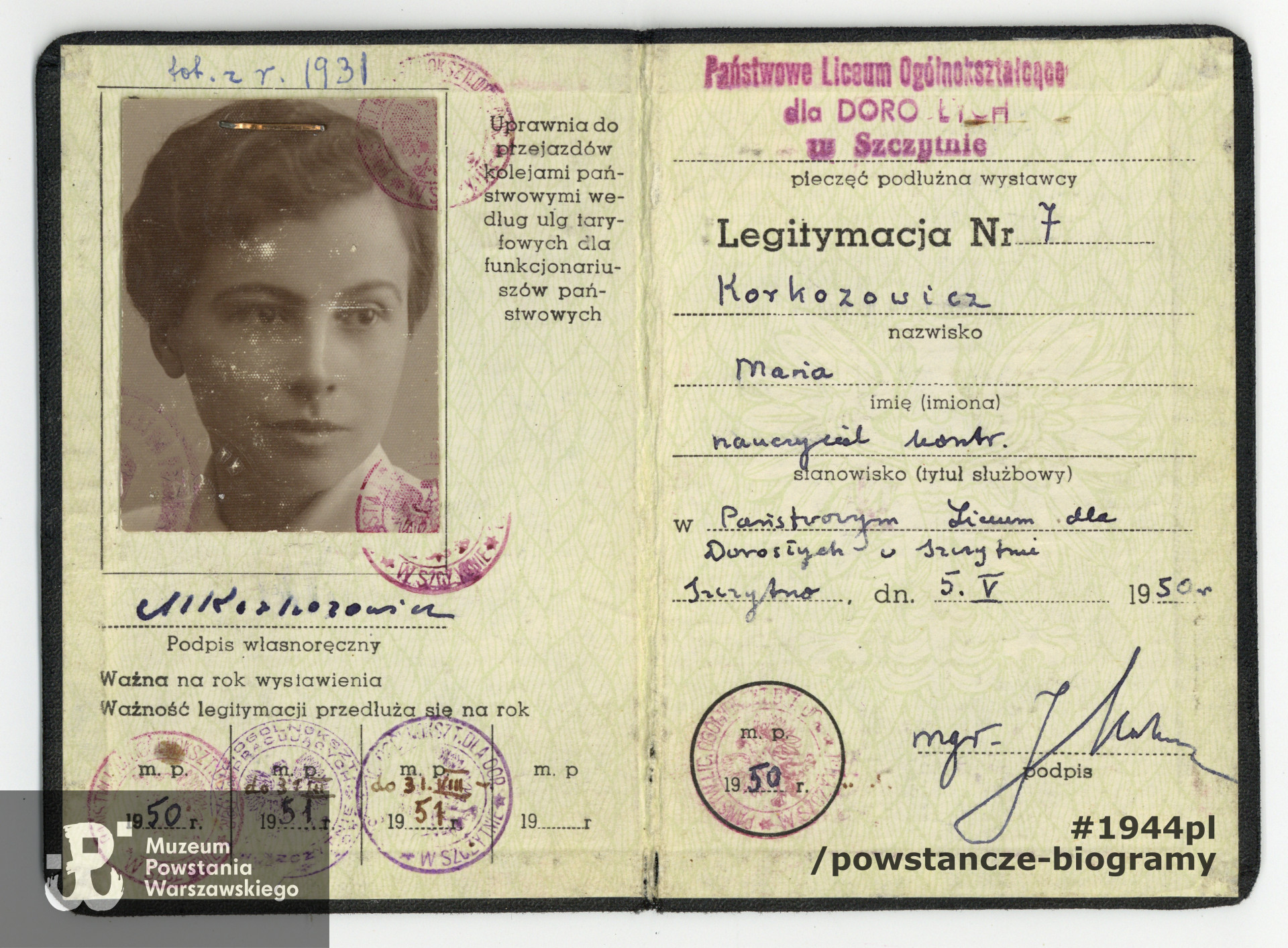 Ze zbiorów rodzinnych, udostępniła córka, p. Dorota Korkozowicz