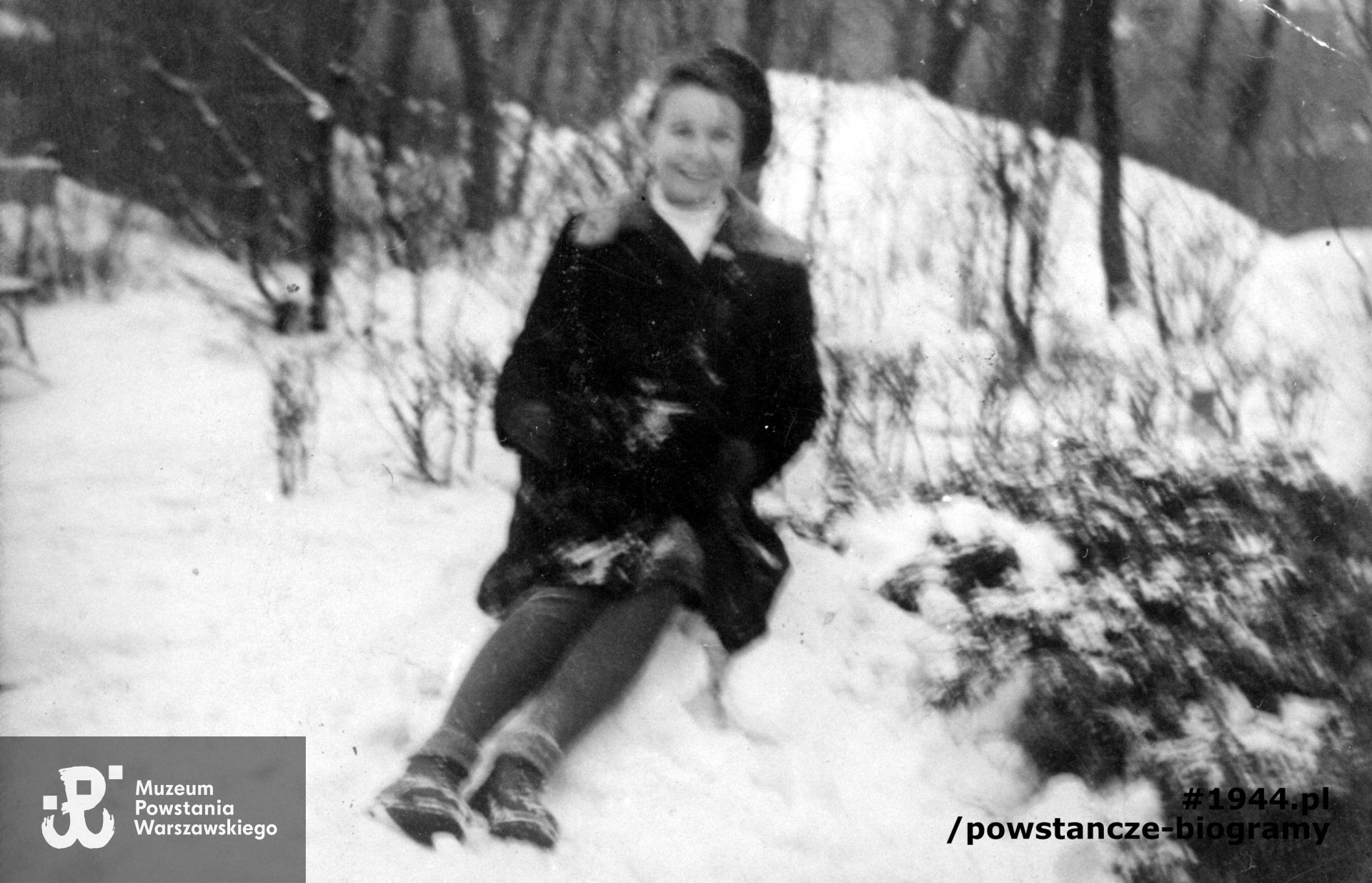 Joanna Kiąca - Fryczkowska - fotografia najprawdopodobniej z okresu okupacji. Fot. z archiwum rodzinnego