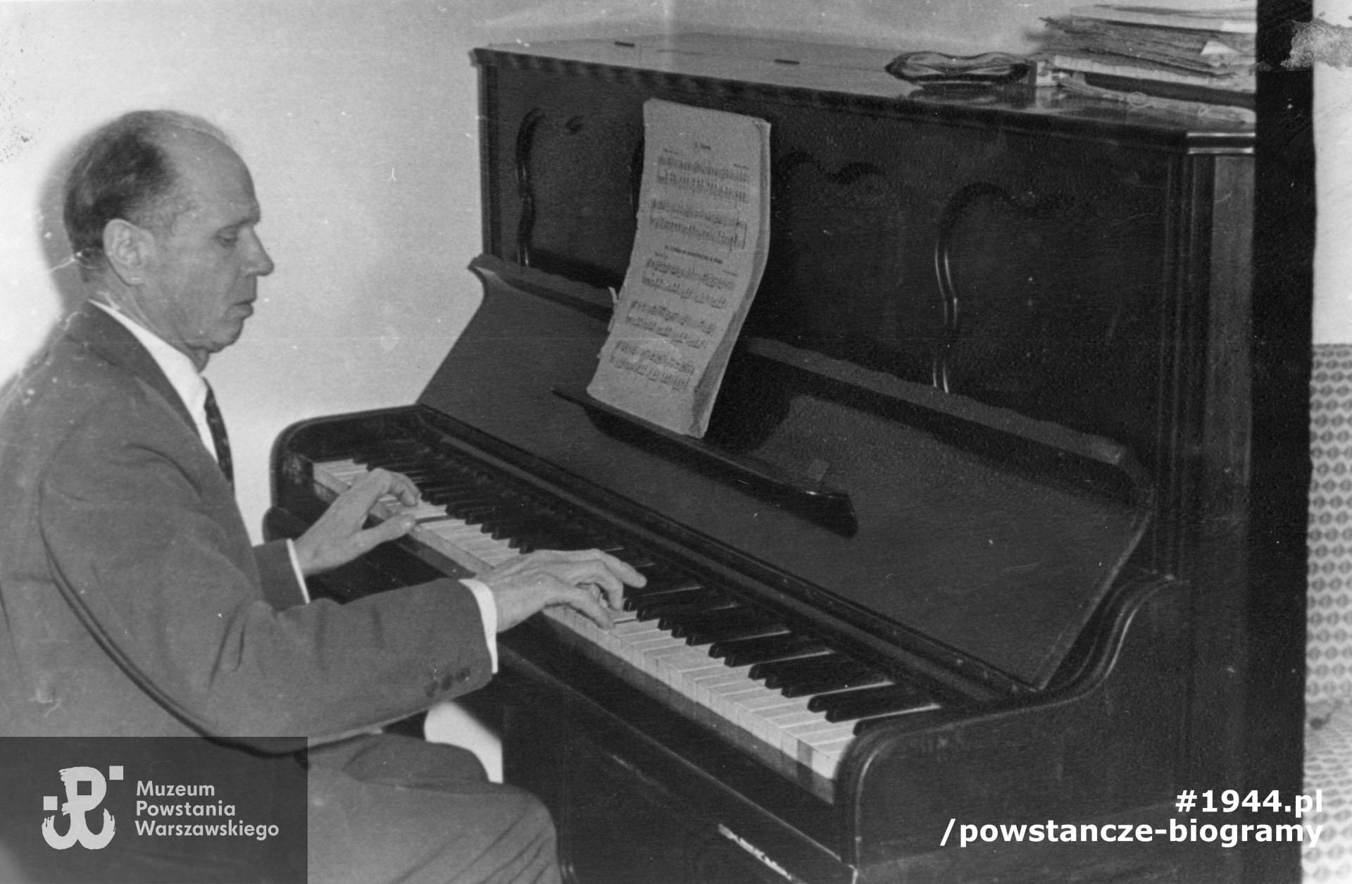 Stanisław Zarzycki ps. "Zygmunt" po wojnie. Fot. ze zbiorów Muzeum Powstania Warszawskiego, sygn. P/3918, dar p. Bożeny Drozd