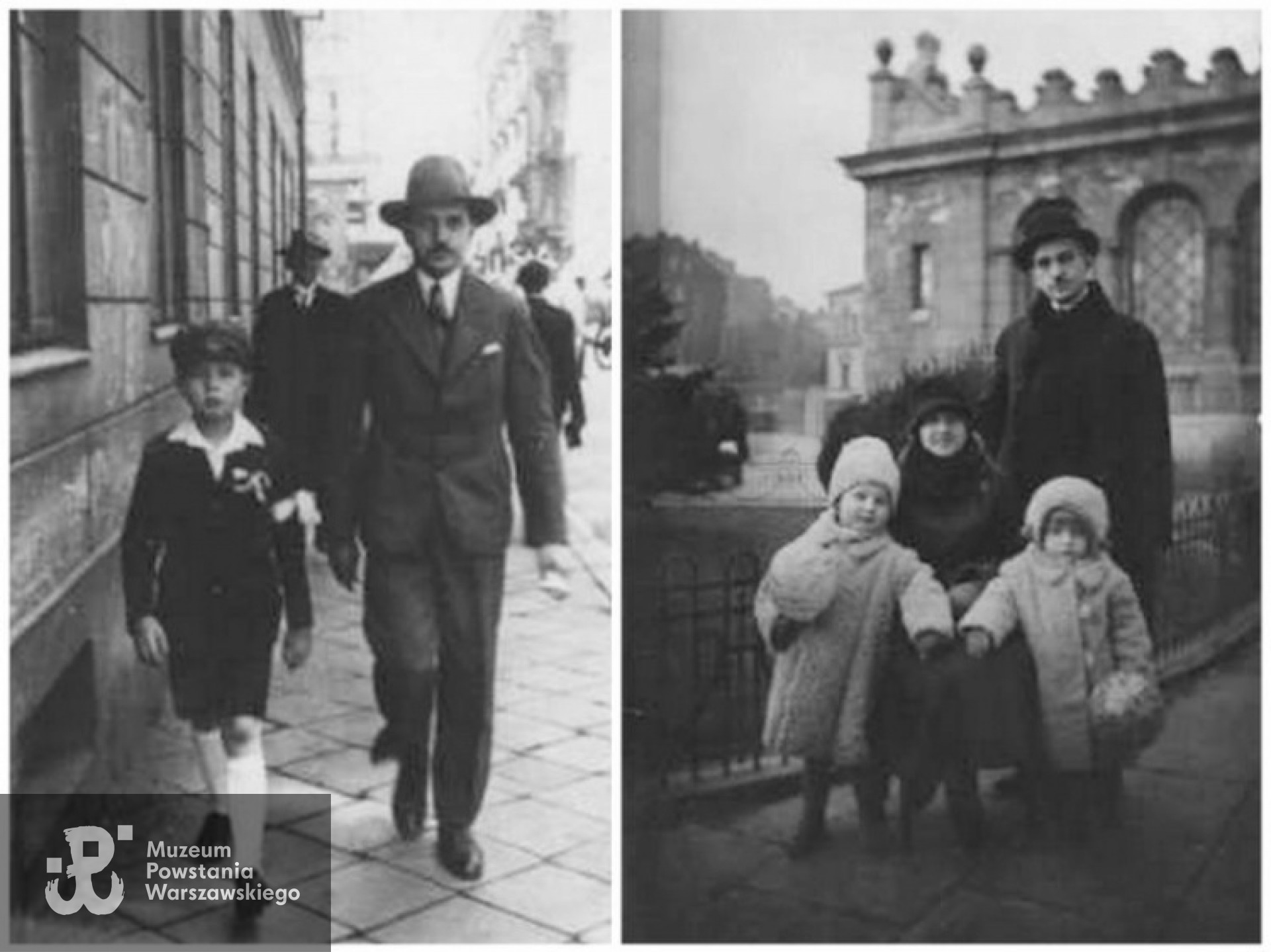 Na zdjęciu po prawej Barbara i Jan Wagińscy z dziećmi: Hanną oraz Włodzimierzem, po lewej: Jan Wagiński z synem Włodzimierzem. Fot. z archiwum rodzinnego Marka Cieciury