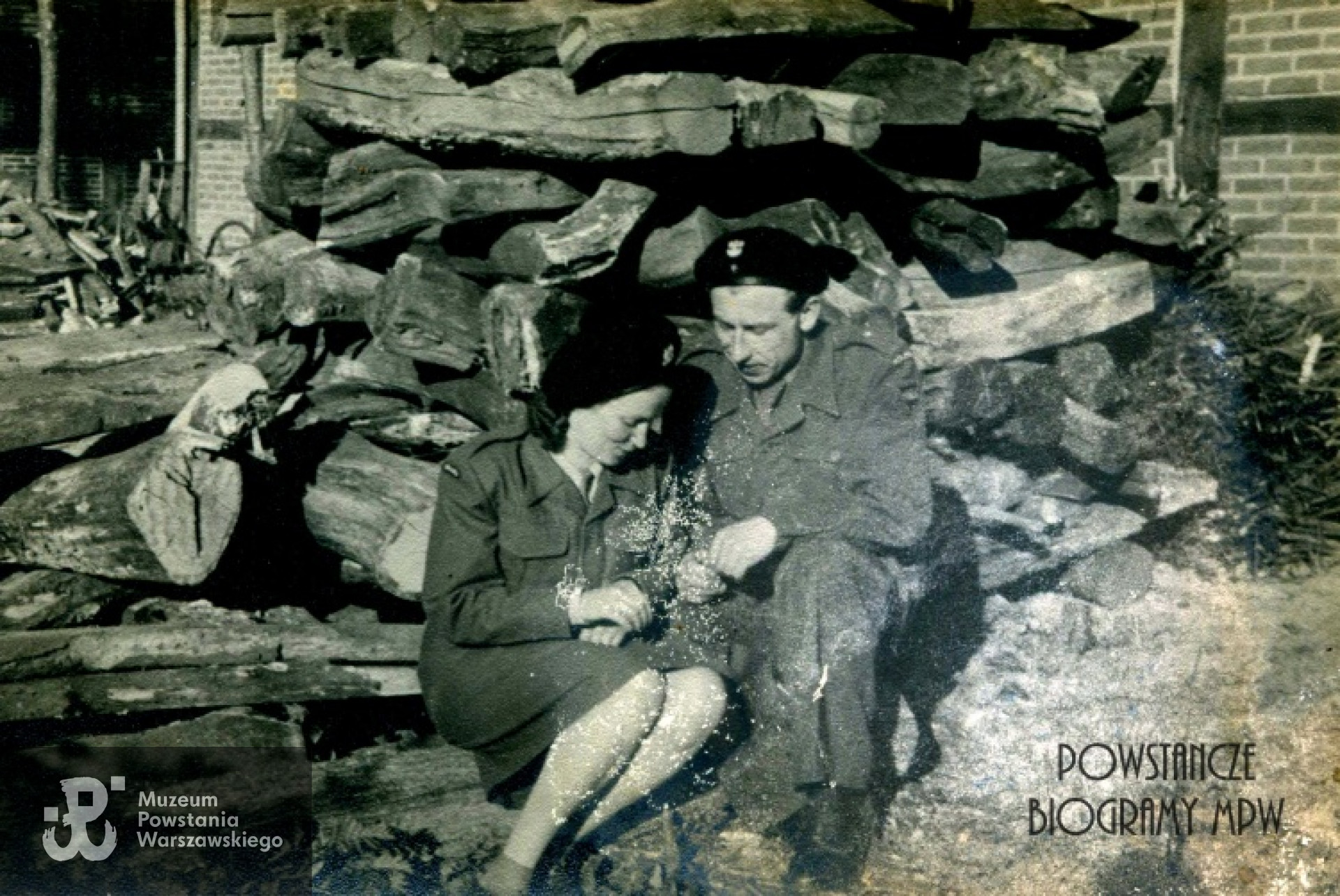 Barbara i Jan - narzeczeni. Fot. z archiwum rodzinnego Krystyny Nowackiej