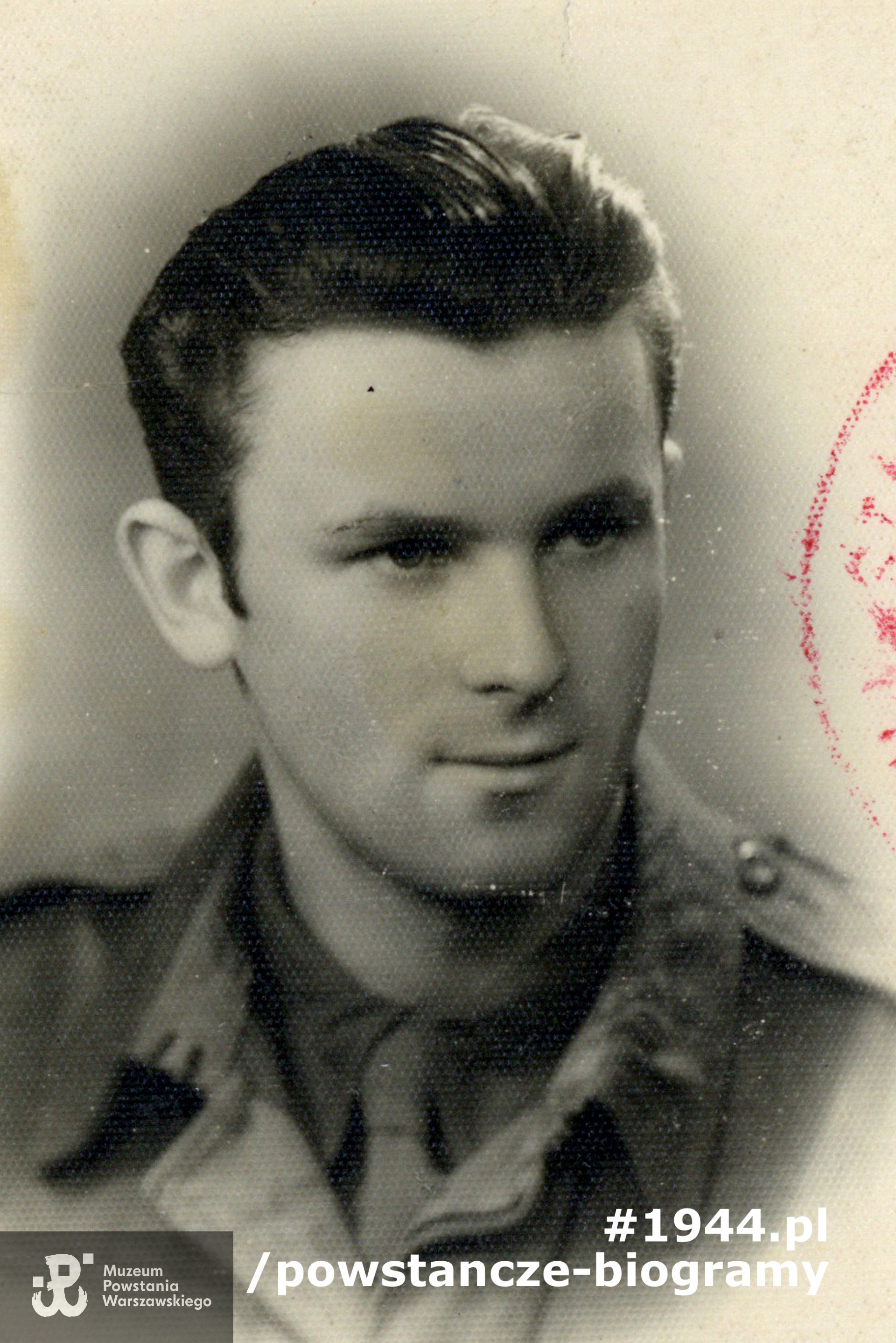 Tadeusz Liszka „Gryf” (1926-2008) Fot. ze zbiorów Muzeum Powstania Warszawskiego - materiały Jana Rockiego