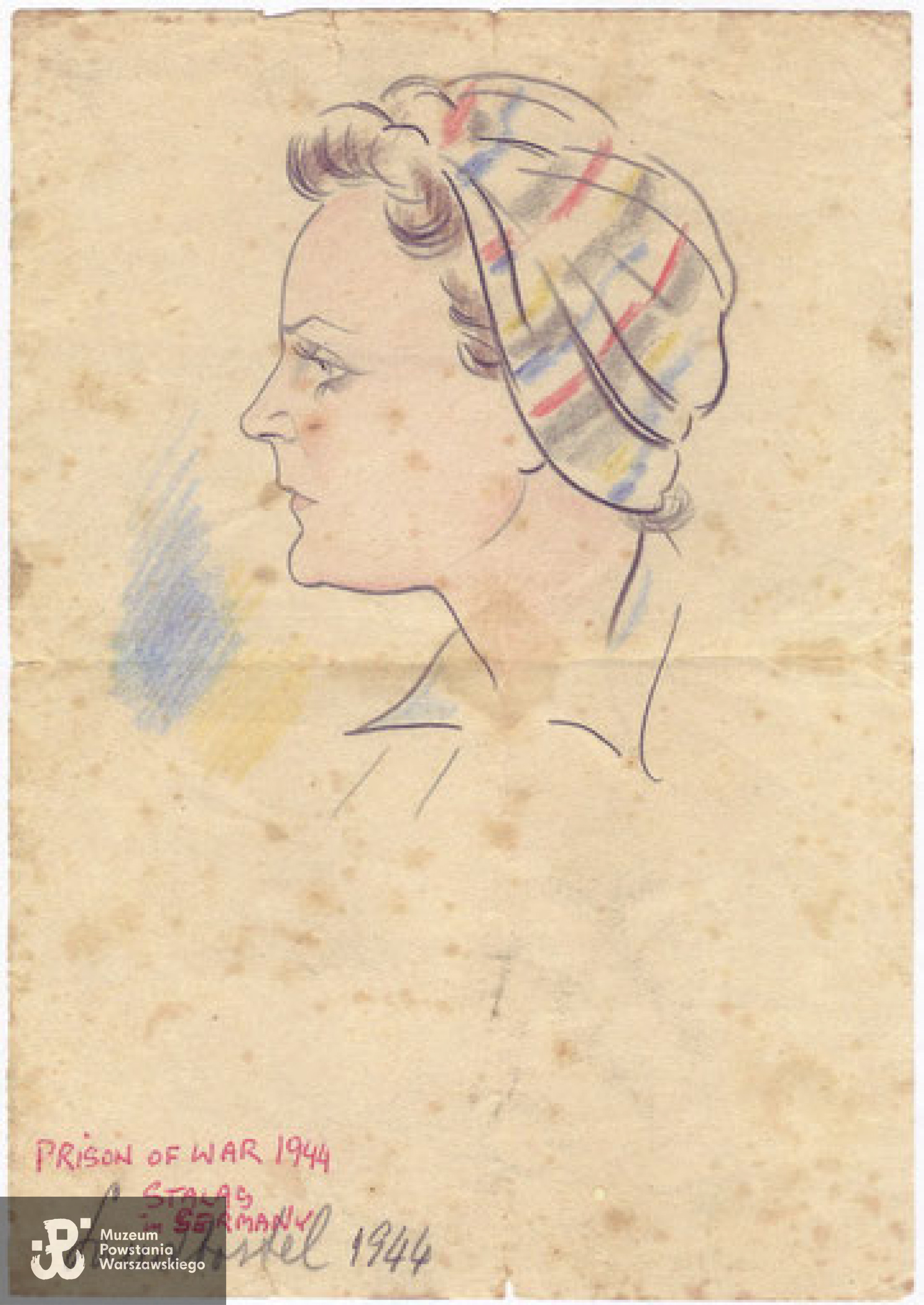 Allessandro Berretti, portret Zofii Ruzga - Narewskiej