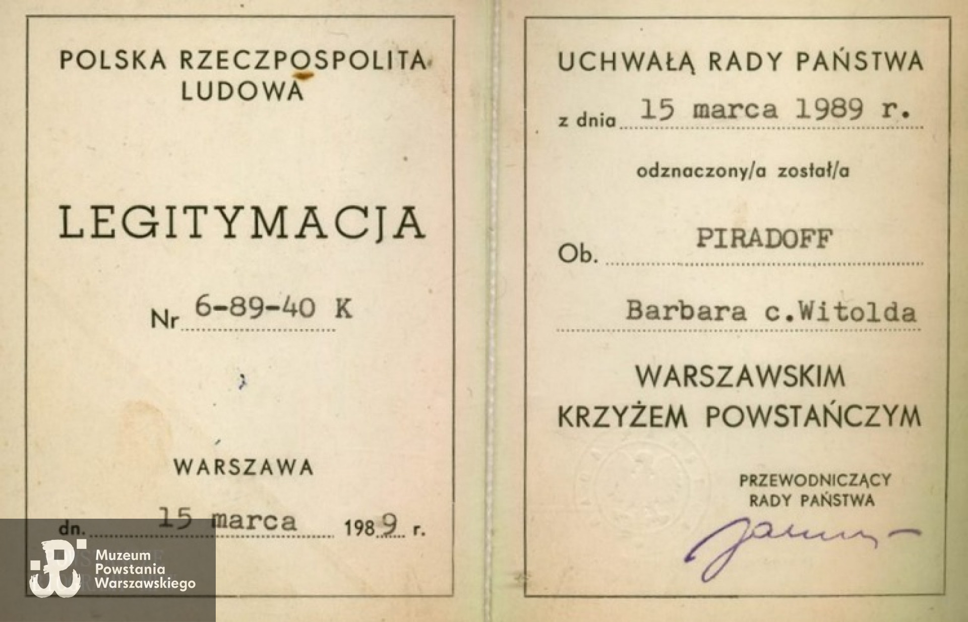 Fot. z archiwum rodzinnego Marii Piradoff - Link / MPW