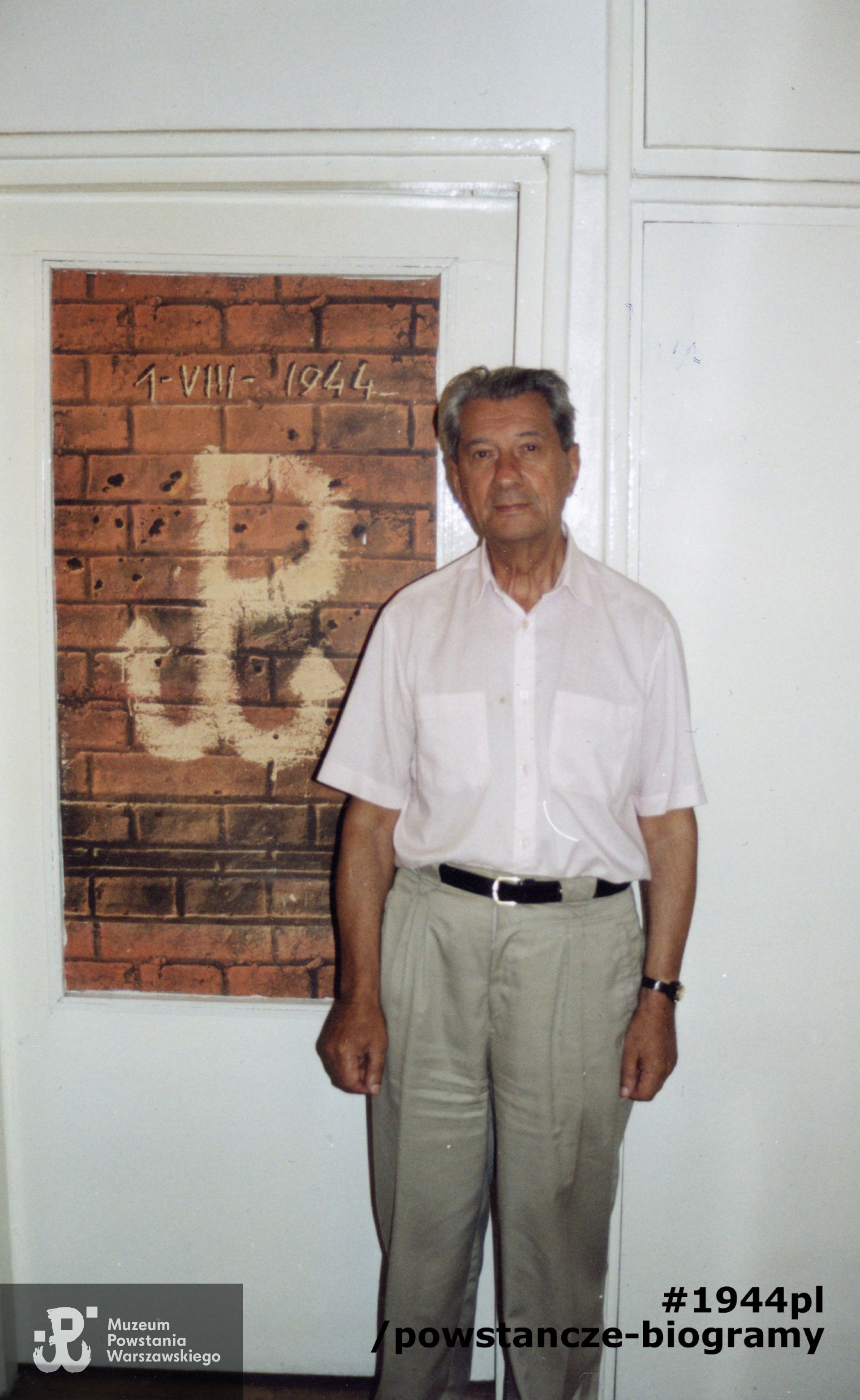 Jan Radecki. Skan zdjęcia  udostępniony przez rodzinę  Jerzego Władysława Ejsmonta ps. "Jerzy" (1926-2012)