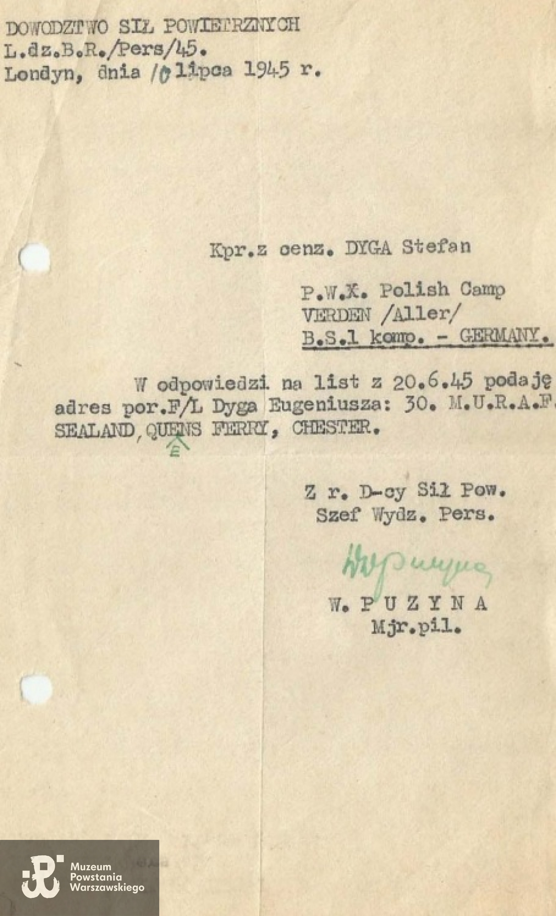 Archiwum rodzinne  Marka Dygi.