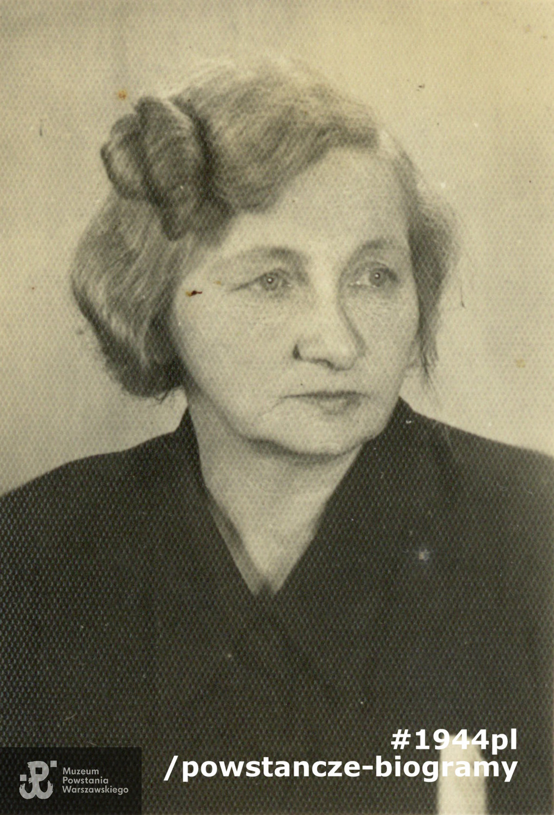 Helena Brajczewska  z domu Cabajewska ps. "Ewa" (1904-1985). Fot. z archiwum rodzinnego p. Ewy Pośnik z d. Cabajewskiej