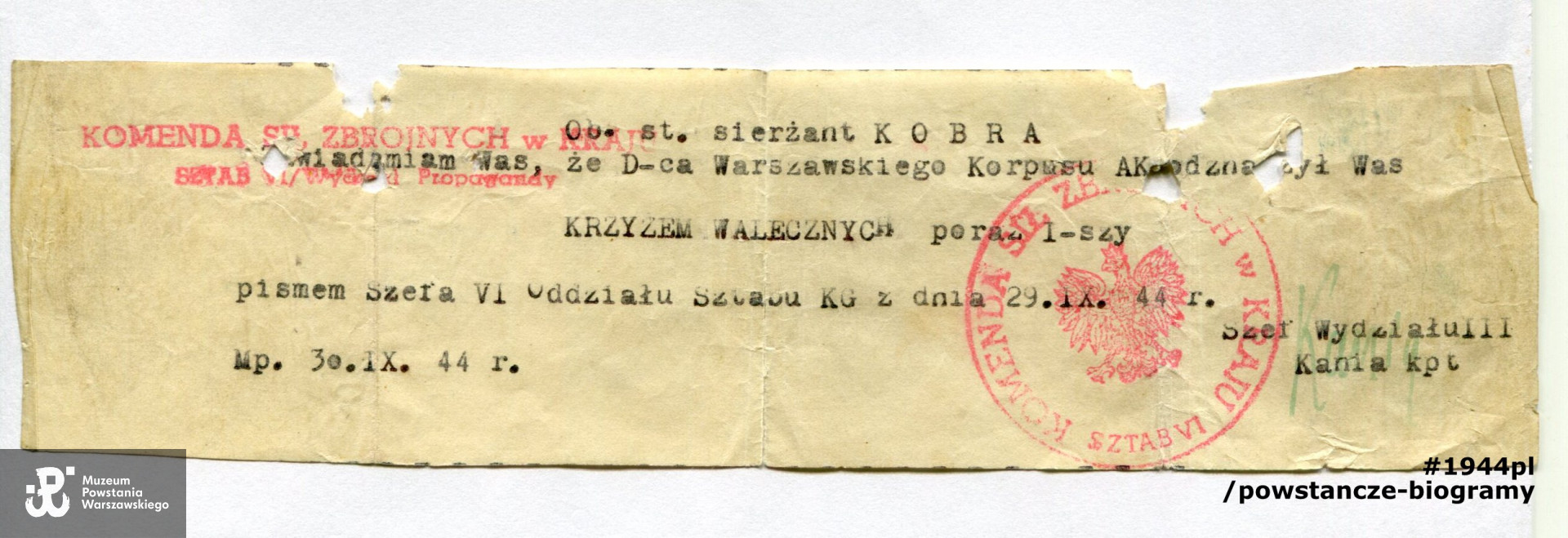 Z archiwum p. Adama Poręckiego 