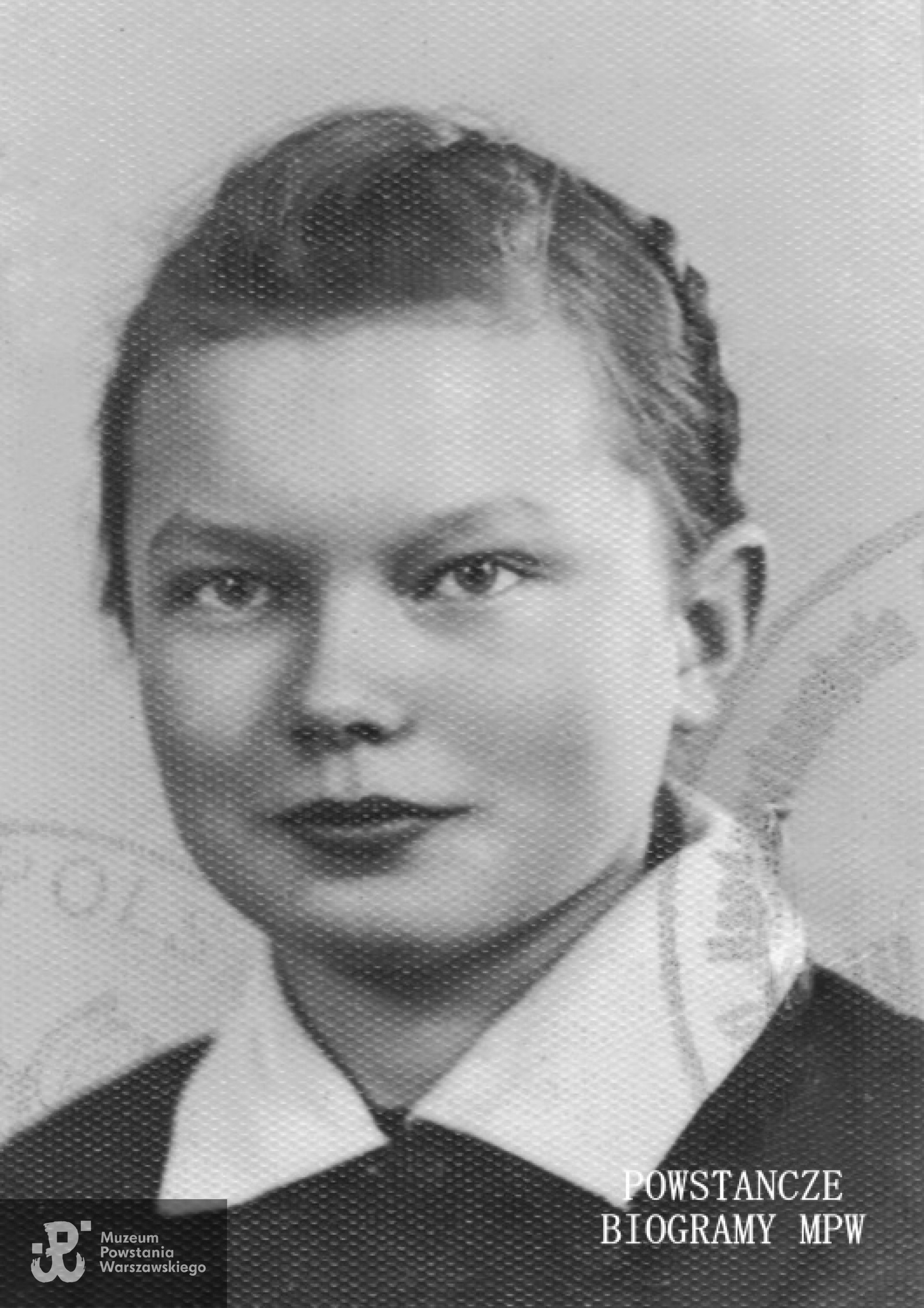Barbara Wanda Bigo "Nina" (1927-2015) Fot. z archiwum rodzinnego udostępniła p. Teresa Kornalewska