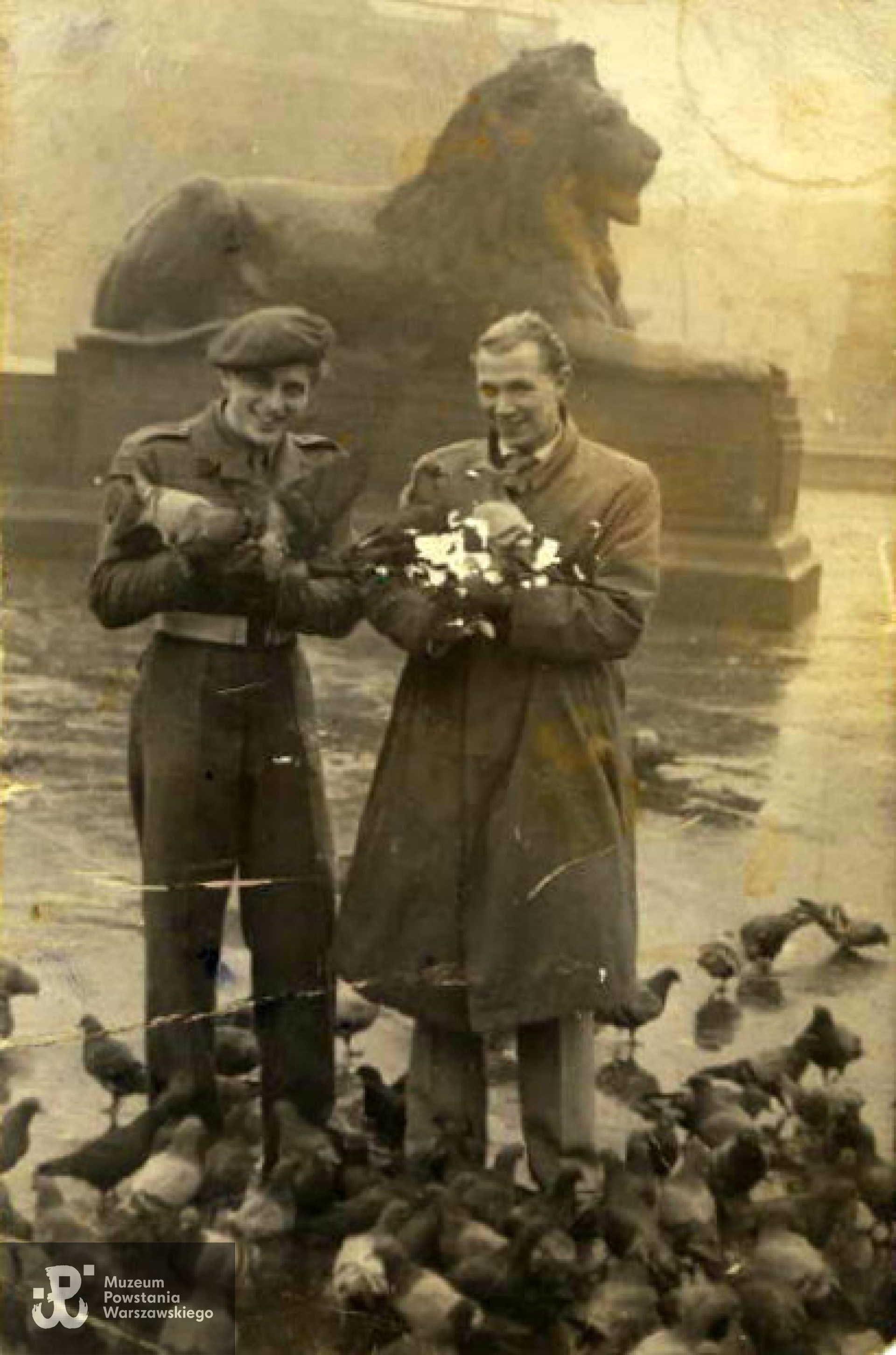 II Korpus Londyn ( 1946 / 1947 r. ) Zdjęcie ze zbiorów Sławomira Przybysza.