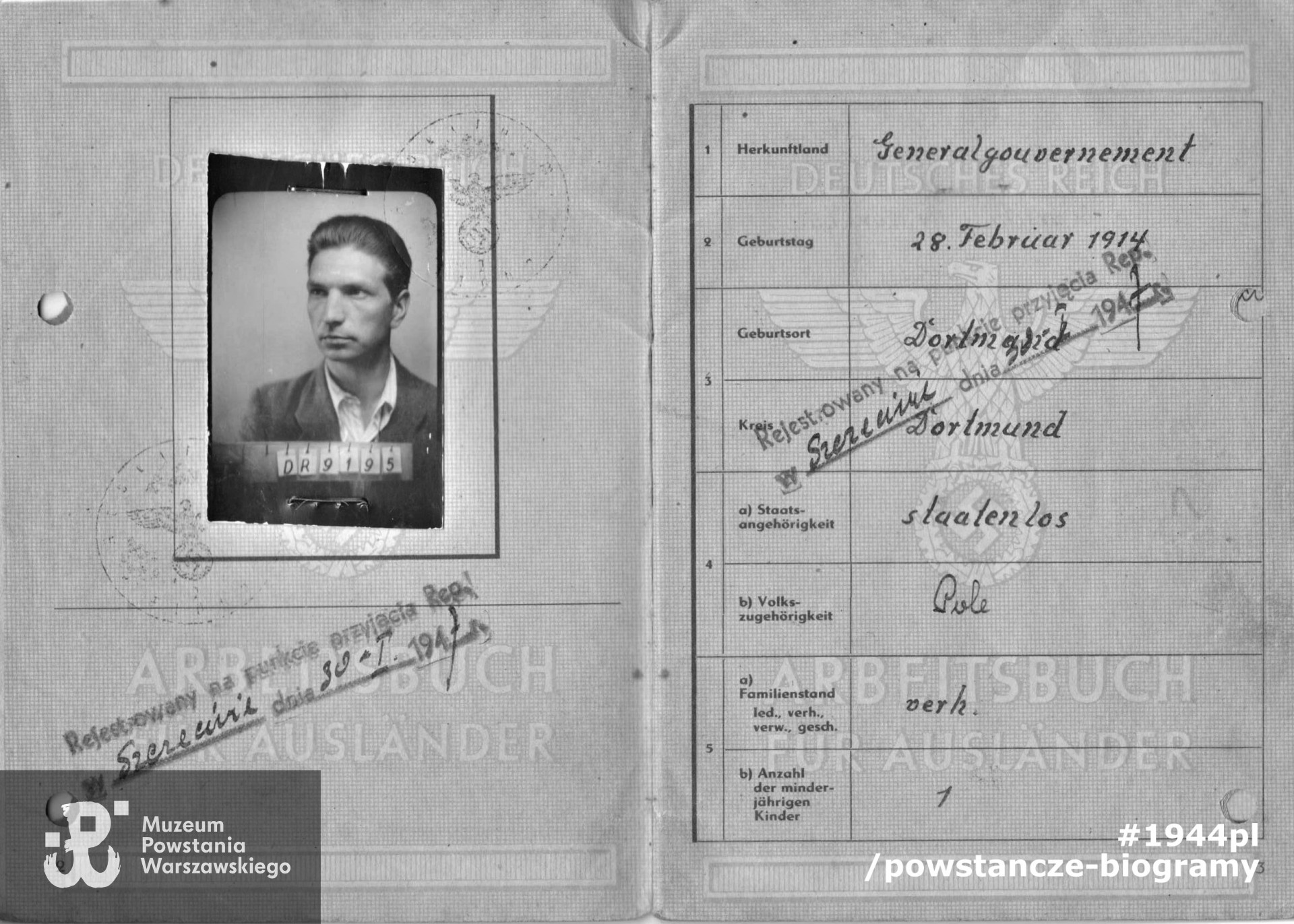 Skany ze zbiorów rodzinnych p. Bożeny Mankiewicz, udostępnione poprzez Pokój Kombatanta MPW. 