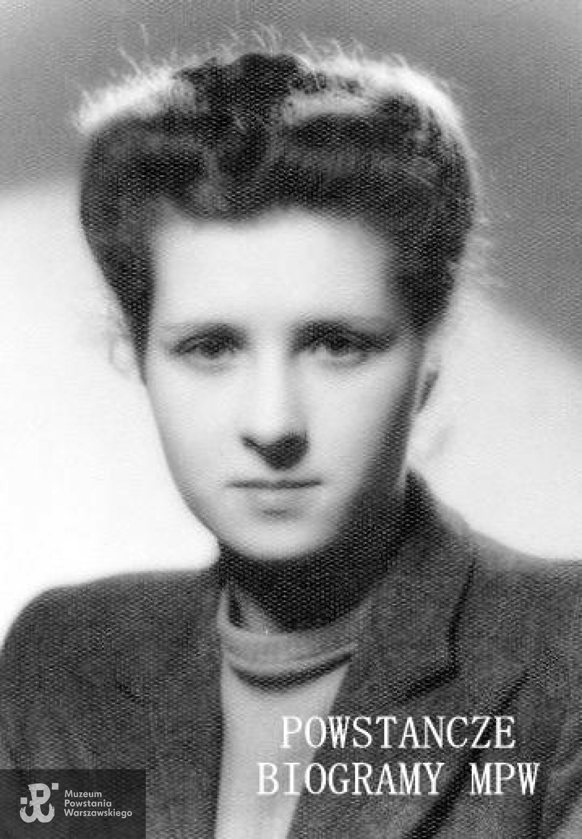 Aldona Ewa Popławska "Bronisława" (1925-2012). Fot. AR MPW