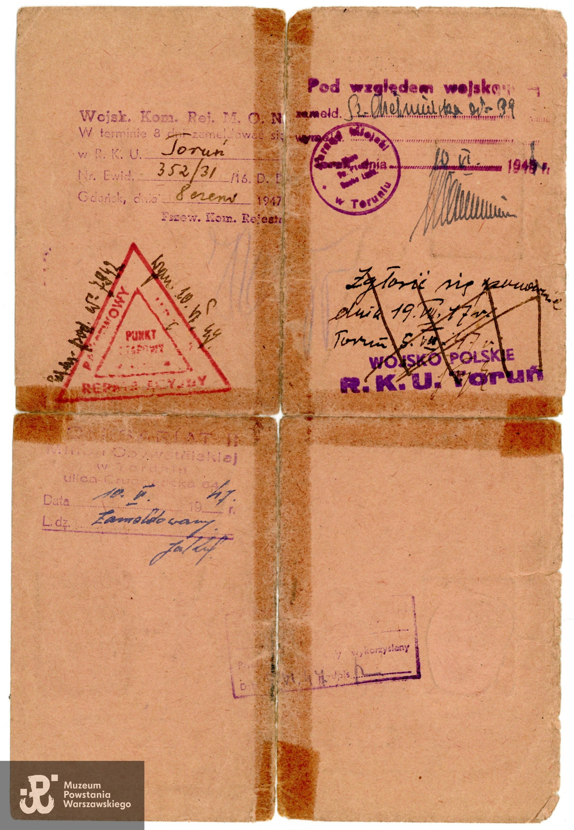 Ze zbiorów rodzinnych p. Ireneusza Dobrowolskiego, syna Powstańca