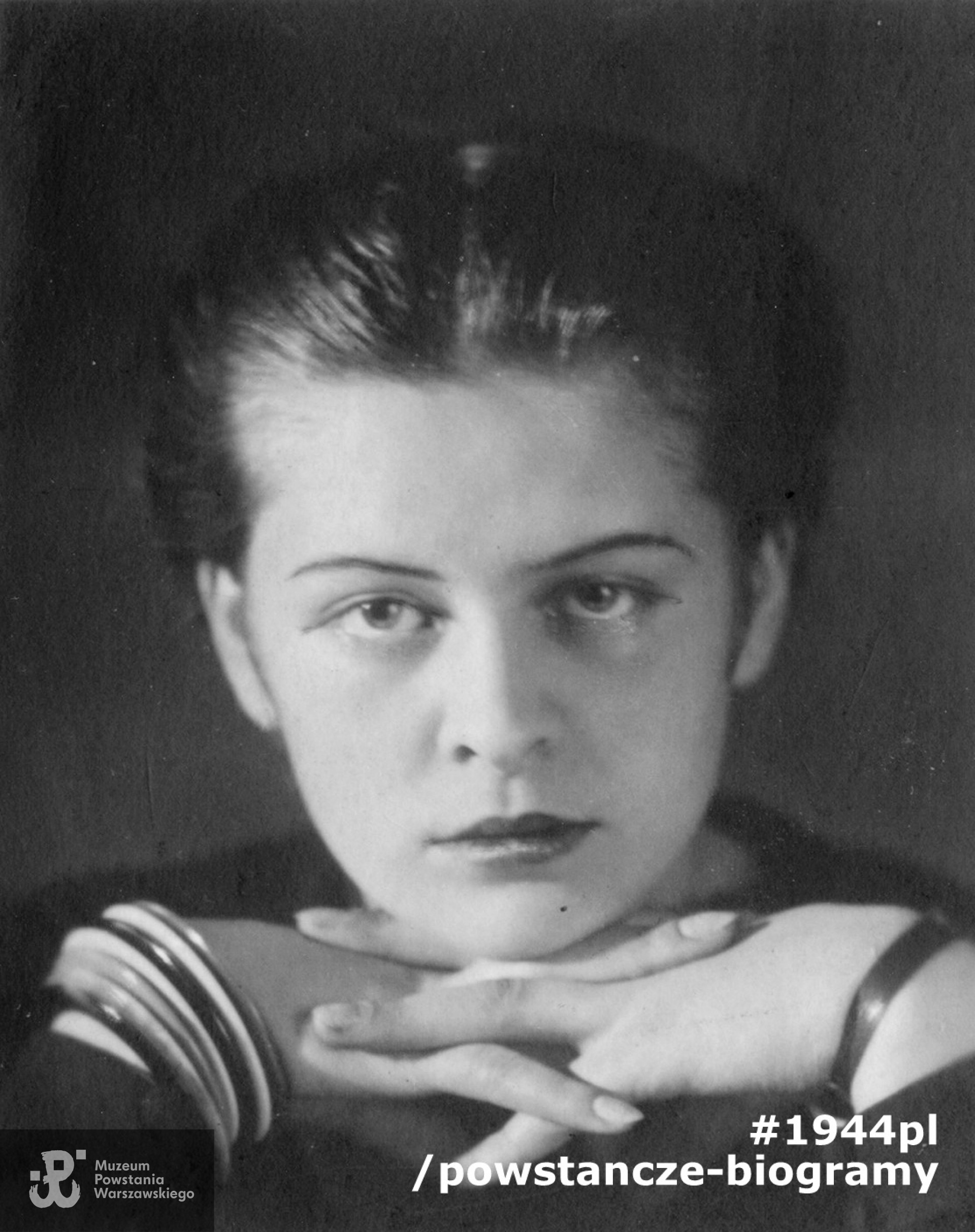 Maria Swech "Myszka". Fot. portretowa ze zbiorów Muzeum Powstania Warszawskiego, sygn.P/4092