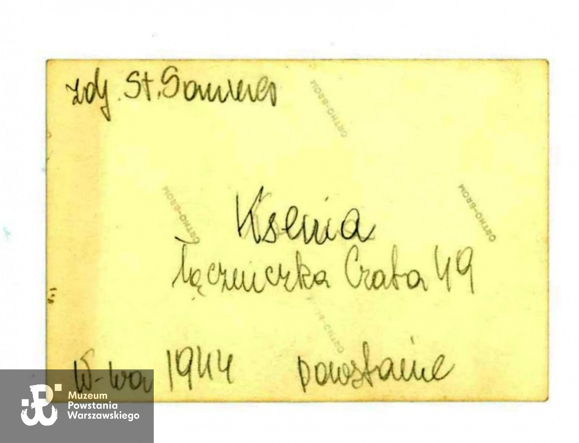 Opis: zdj. Stanisław Sommer. Ze zbiorów Urszuli Katarzyńskiej-Ballner / MPW