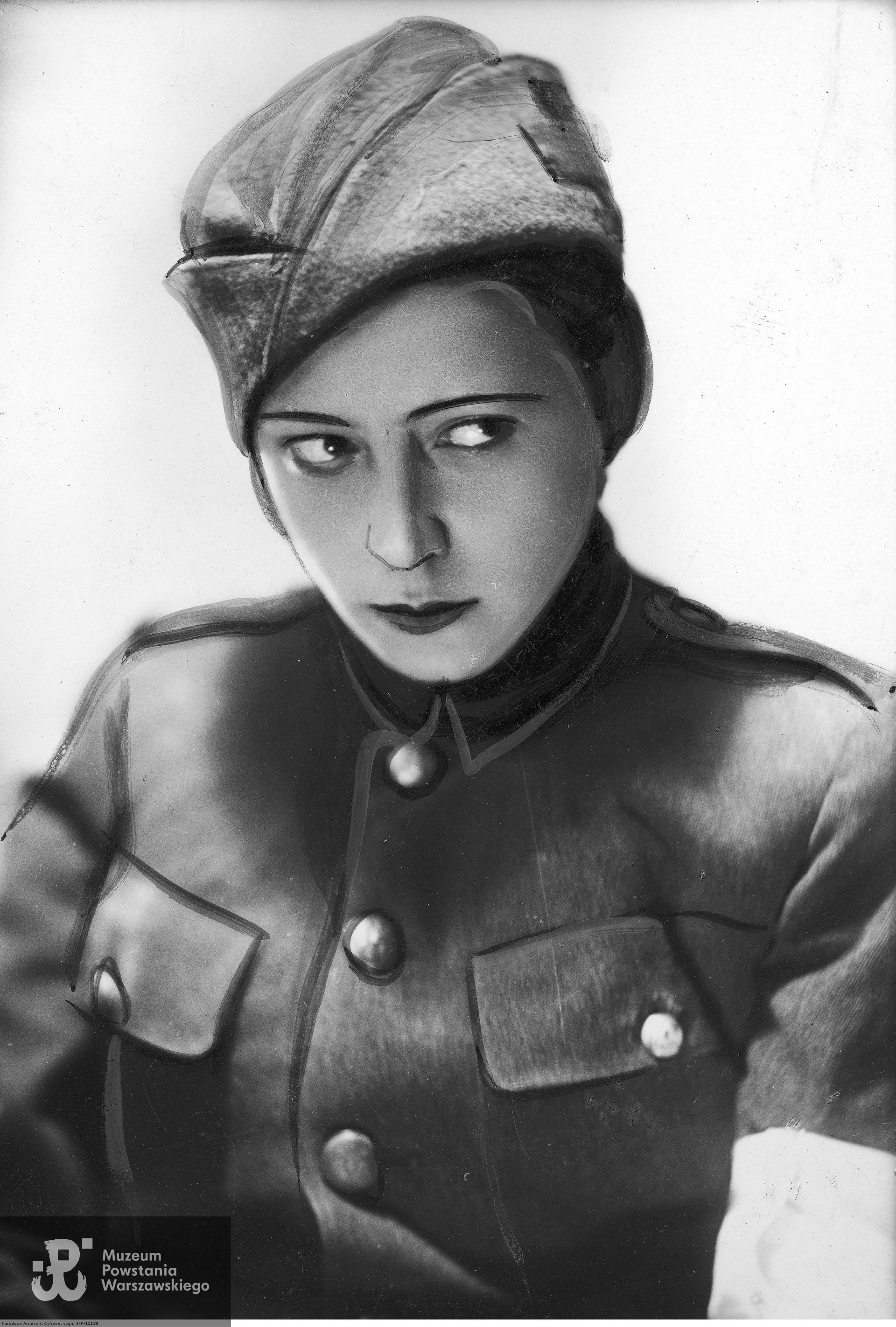 Zofia Tatarkiewicz-Woskowska, 1933 rok, przedstawienie "Fraulein Doktor" w Teatrze Polskim w Warszawie. Fot. NAC, zespół: Koncern Ilustrowany Kurier Codzienny - Archiwum Ilustracji, sygnatura: 1-K-11138