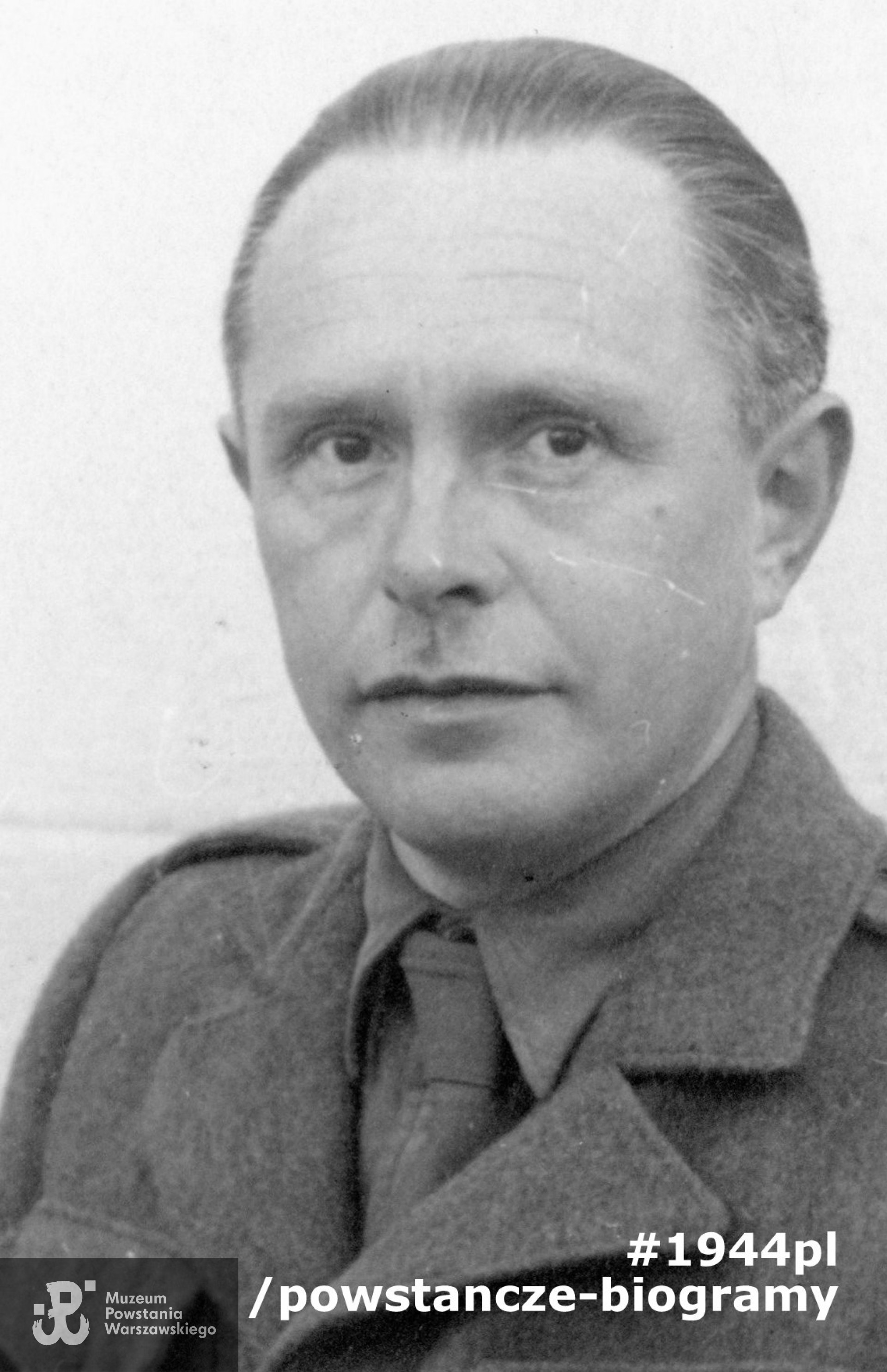 ppor. Eugeniusz Arendarczyk "Płóciennik" (1899-1988). Fot. ze zbiorów Muzeum Powstania Warszawskiego, sygn. P/9283/19 - dar p. Bogusława Arendarczyka, syna