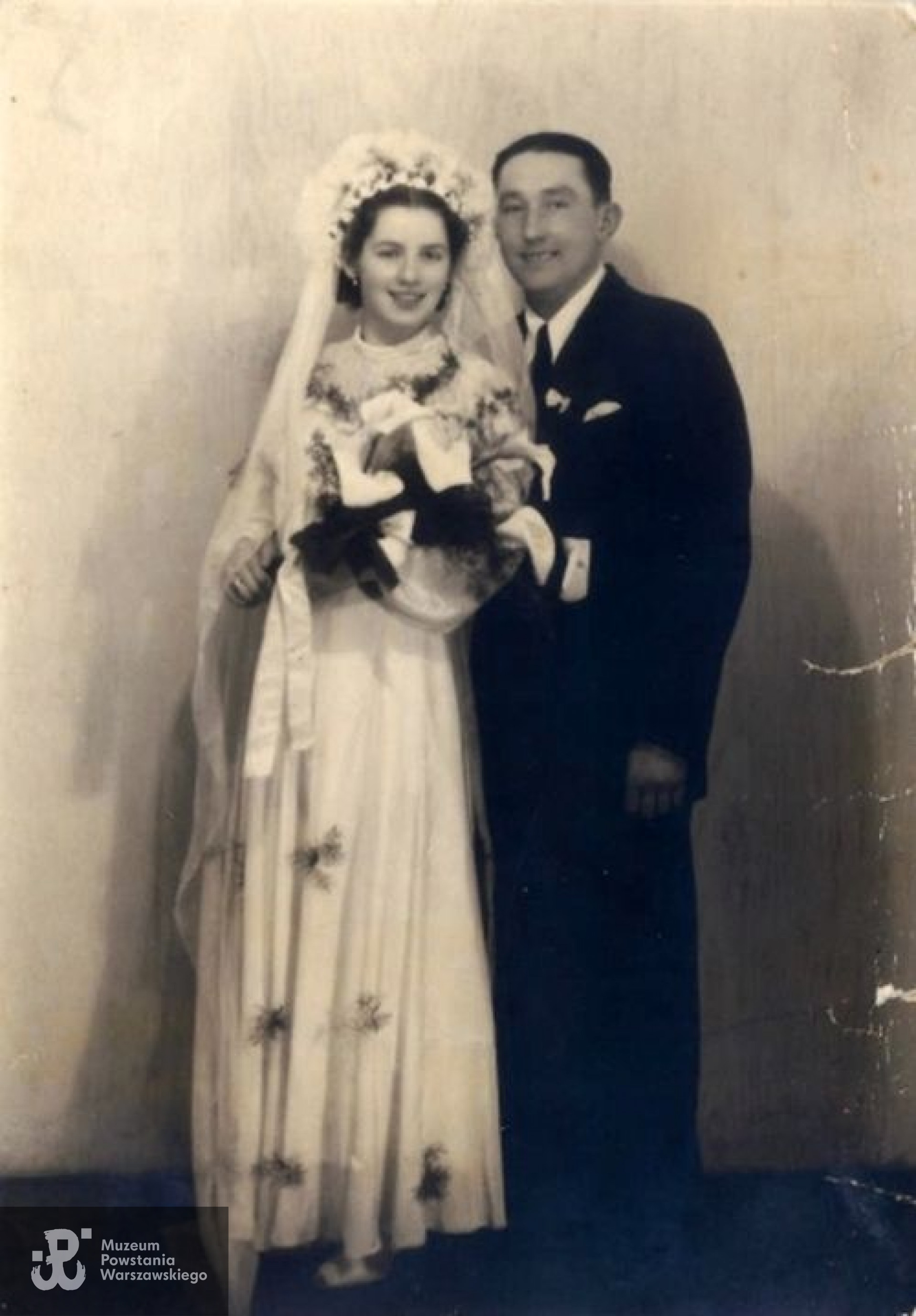 Zdjęcie ślubne Stanisława Kaczyńskiego - luty 1949 roku. Fot. z archiwum rodzinnego Doroty Kępki