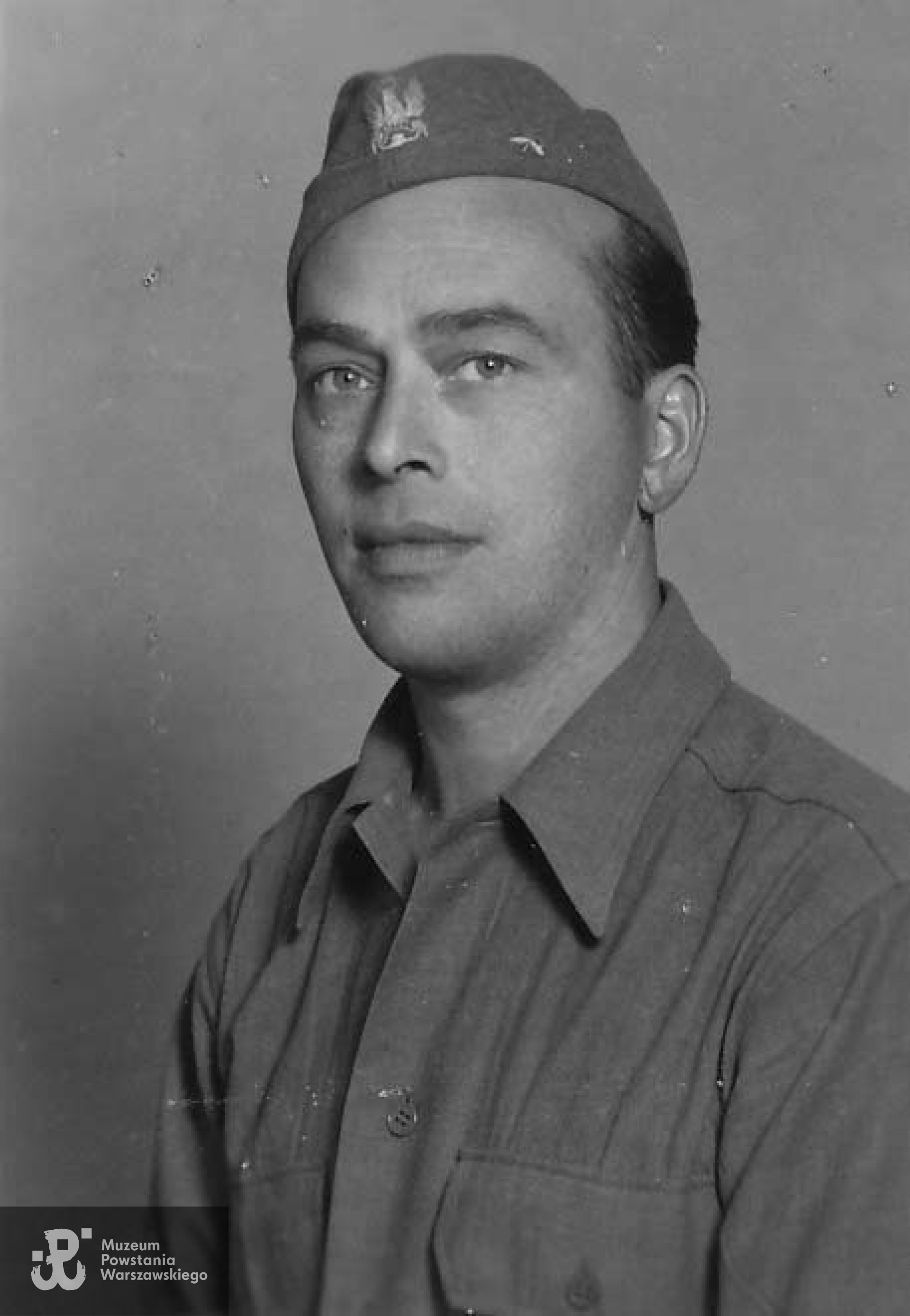 Zygmunt Poncyljusz - zdjęcie z lipca 1945 r. wykonane po wyzwoleniu obozu Murnau