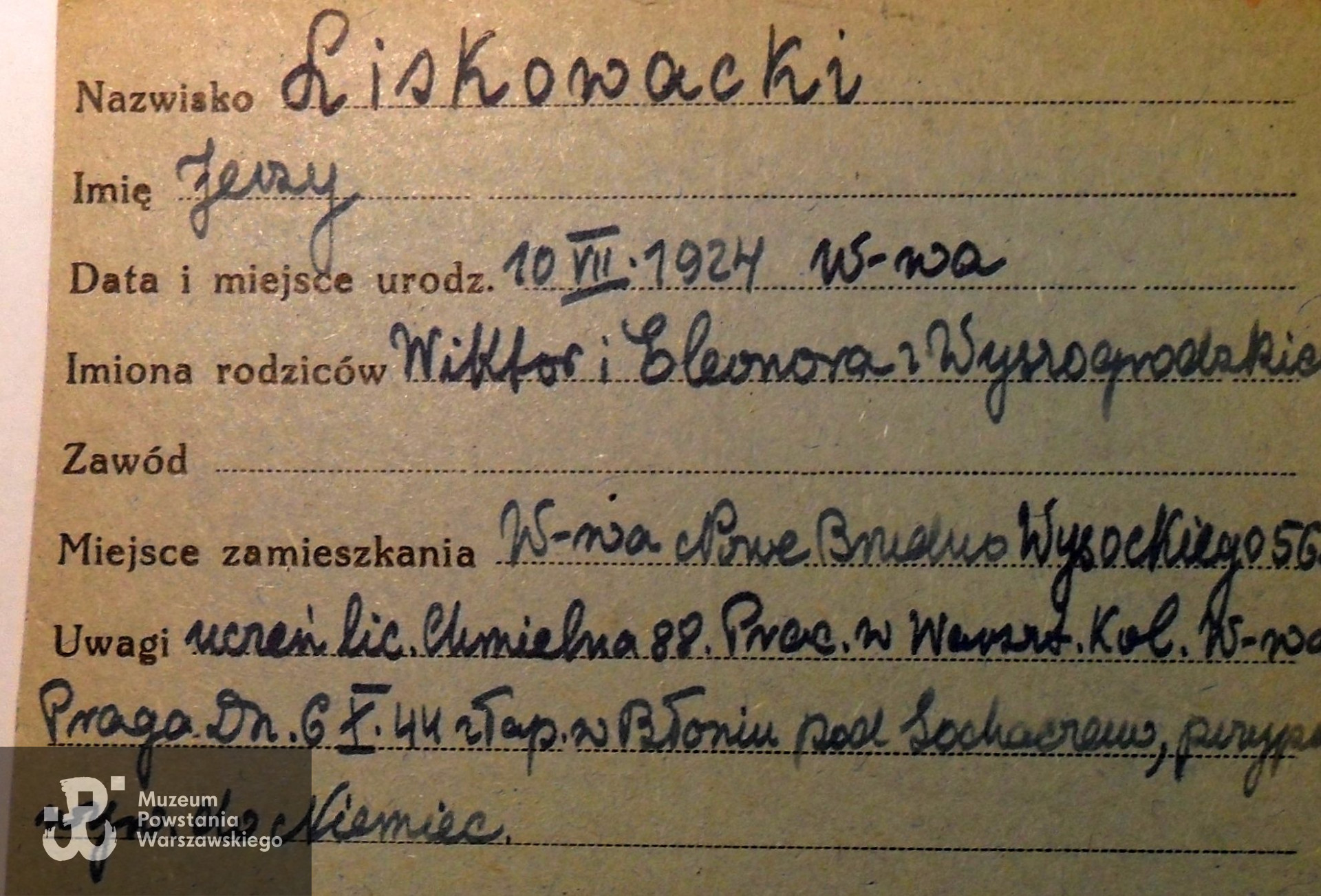 PCK - kartoteka ogólna