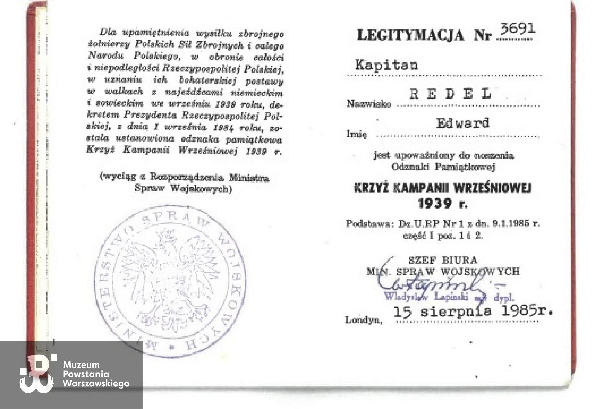 Z archiwum rodzinnego p. Kingi Redel - Tchorzewskiej