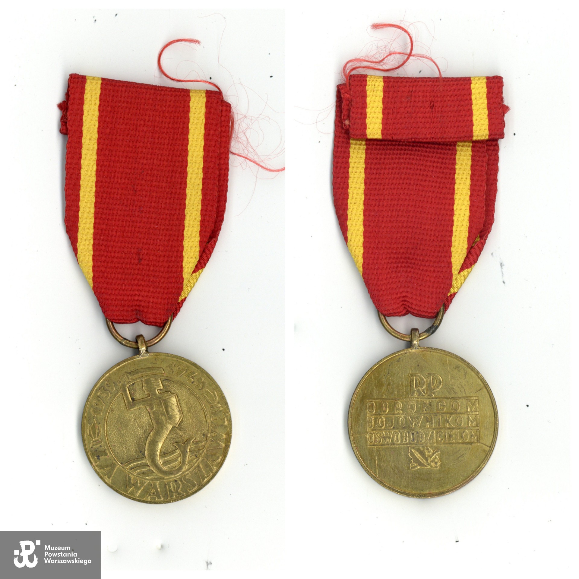Medal za Warszawę 1939-1945.  Zbiory rodzinne Marka i Marcina Chmielewskich 