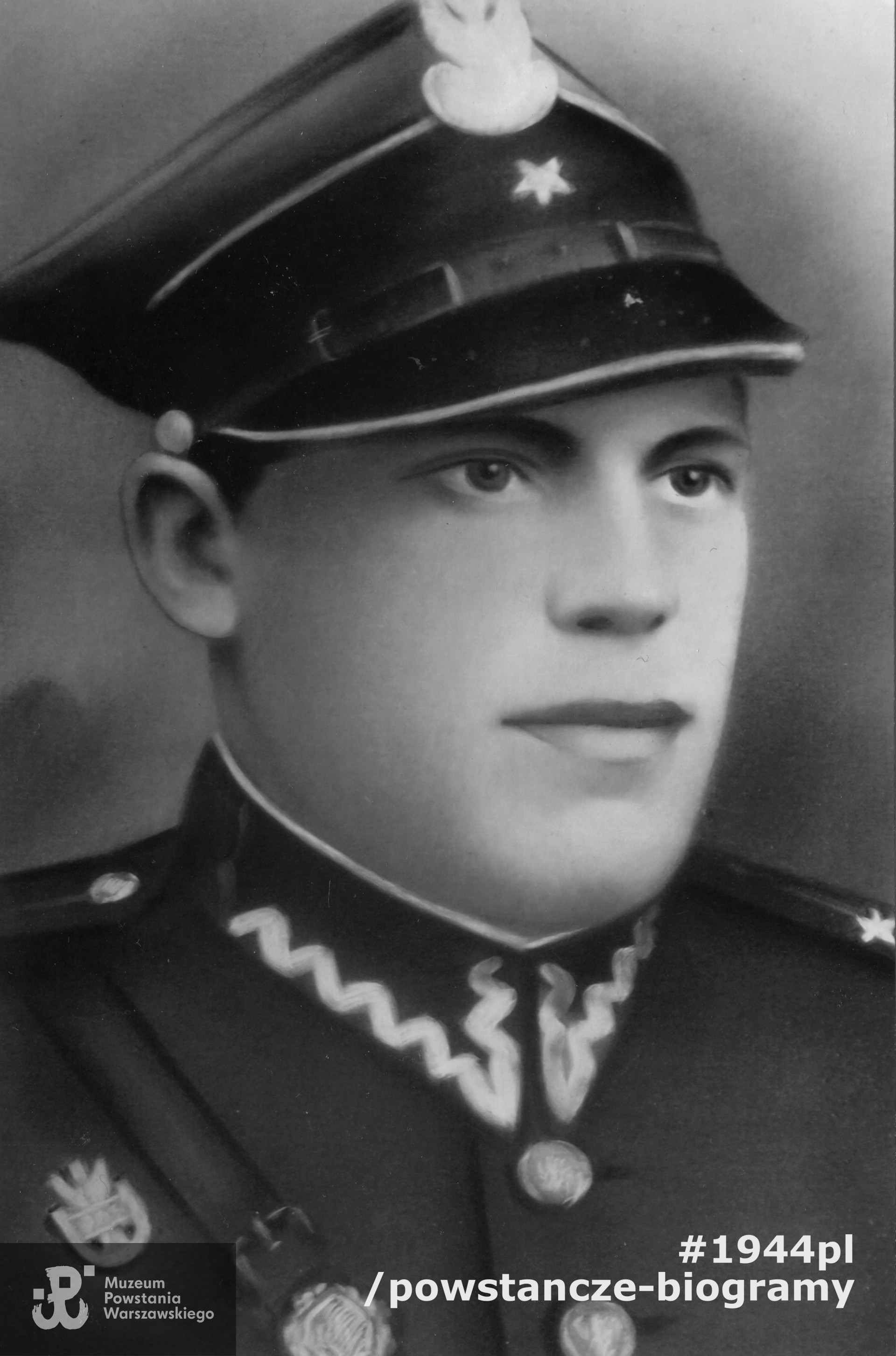 Portret w mundurze. Z archiwum prywatnego p. Kazimierza Klimczaka ps. "Szron"