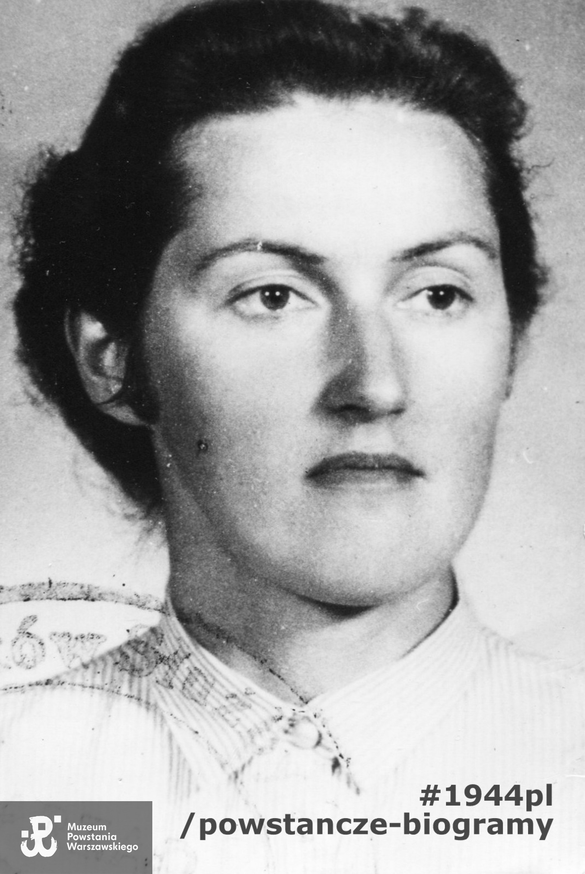 Irena Pryba "Miki", "161" (1924-1996).  Fot. materiały do Słownika Uczestników PW - Pokój Kombatanta