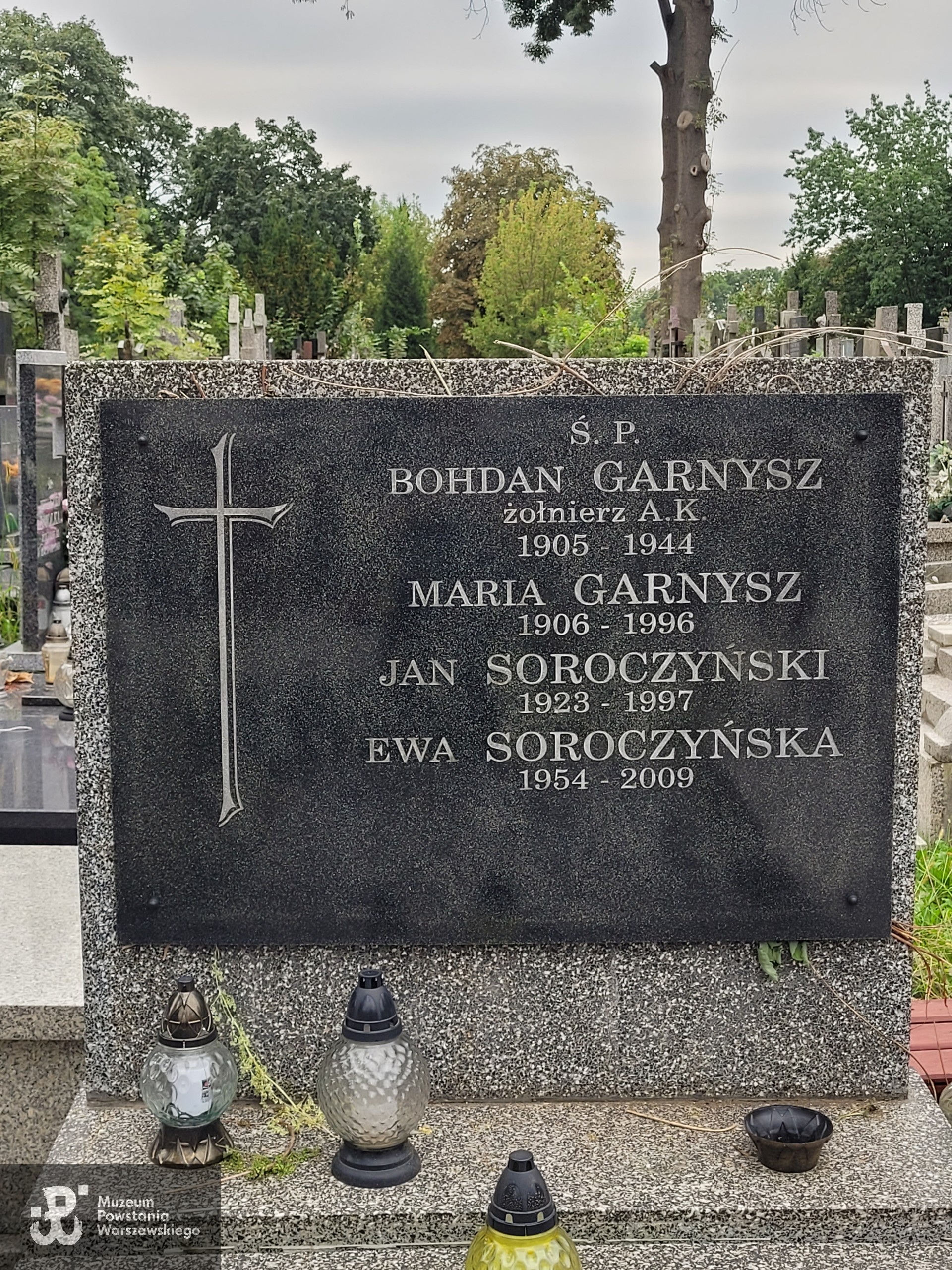 Cmentarz Wolski w Warszawie. Fot. udostępnił p. Maciej Białecki, Prezes Stowarzyszenia Pamięci Powstania Warszawskiego 1944