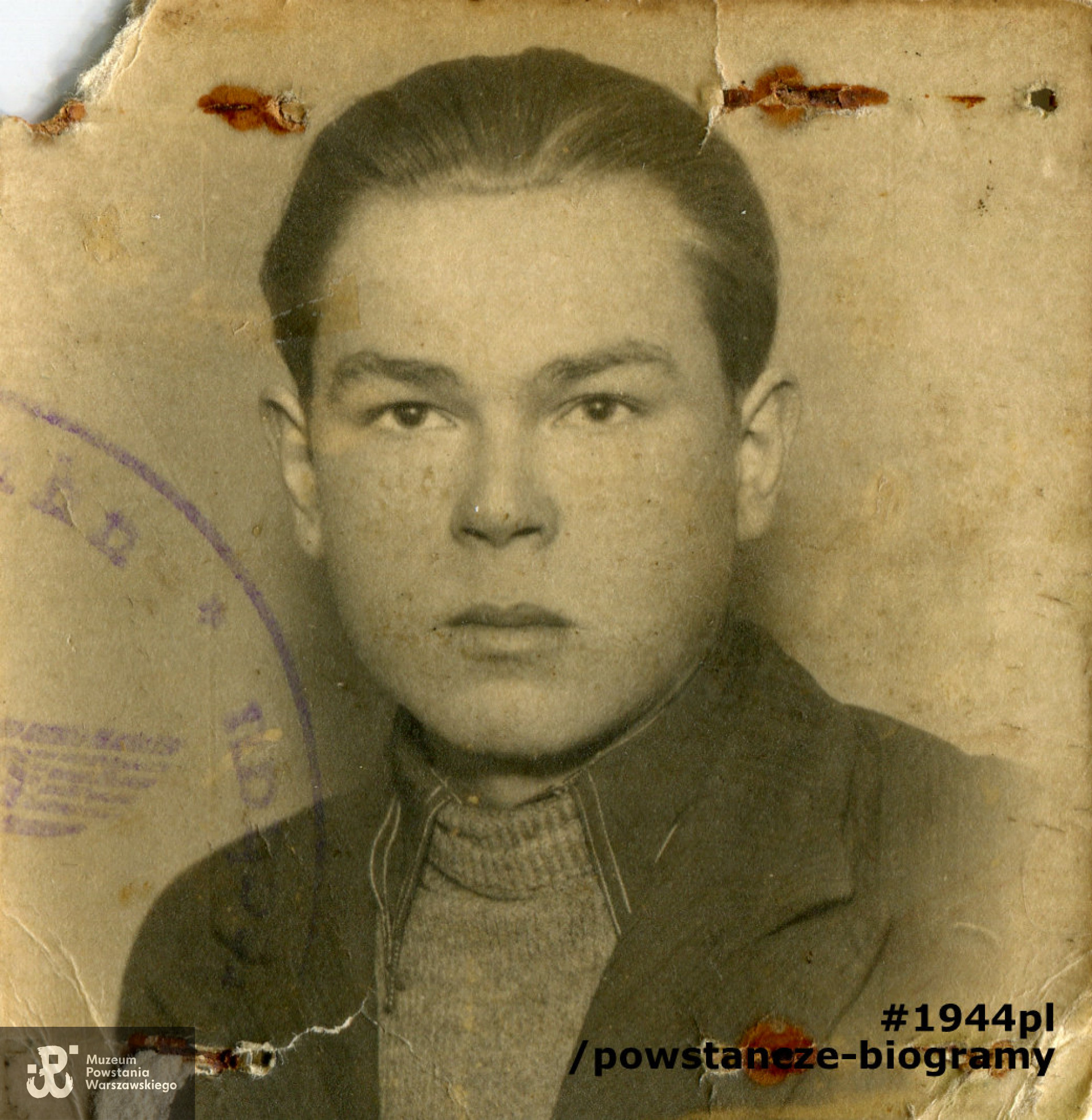 Antoni Starzyński "Krępy" (1923-1944). Fot. z archiwum rodzinnego p. Iwony Powierzy