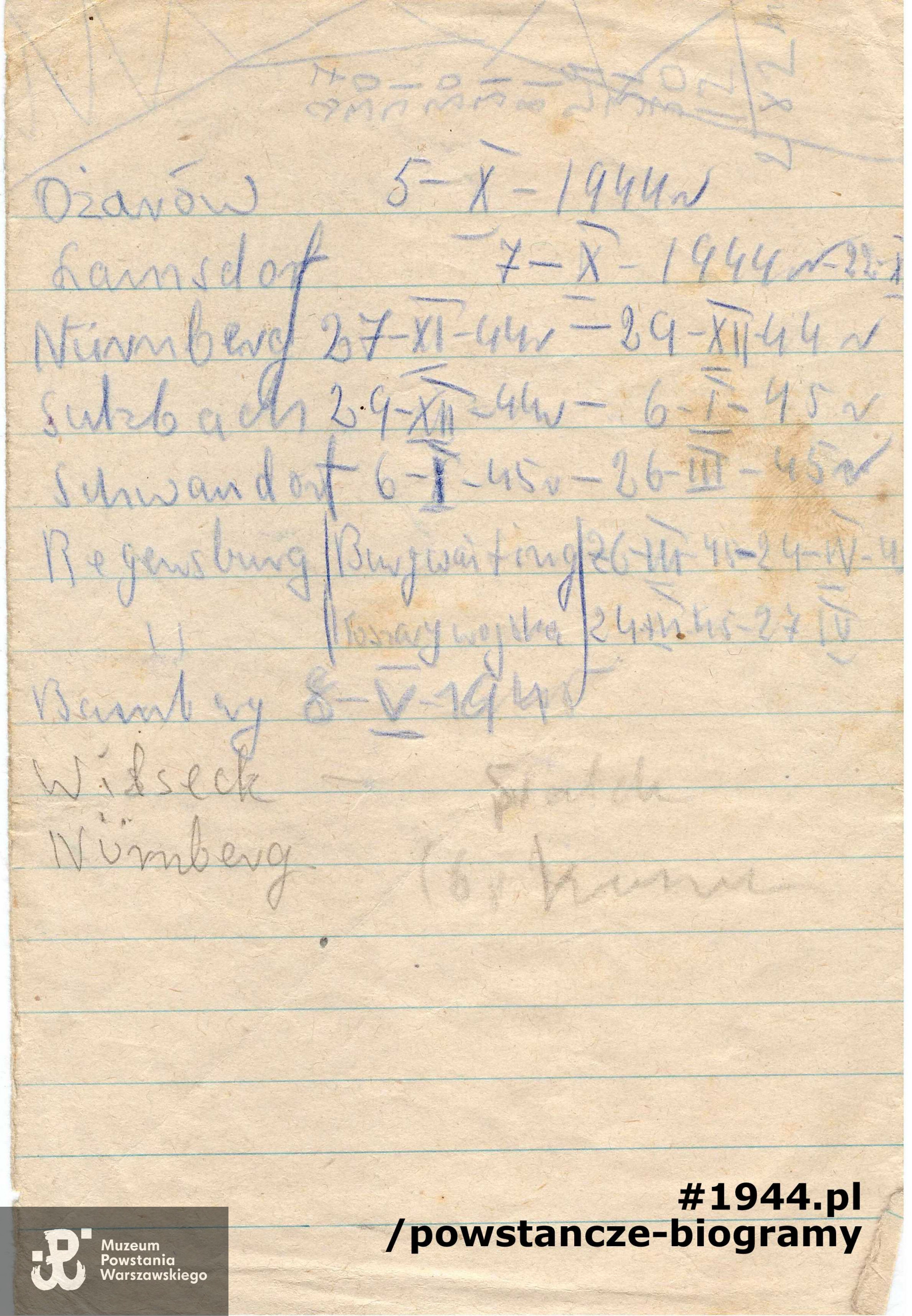 Ze zbiorów Muzeum Powstania Warszawskiego, sygn. P/8947, dar p. Roberta Błońskiego