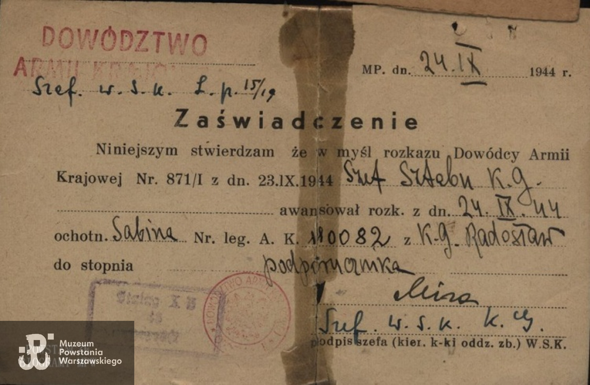 Fot. z archiwum rodzinnego Marii Piradoff - Link / MPW