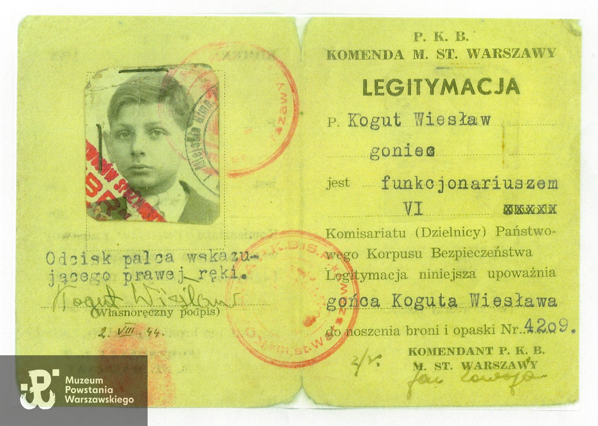 Z archiwum Wiesława Neweckiego „Kogut”